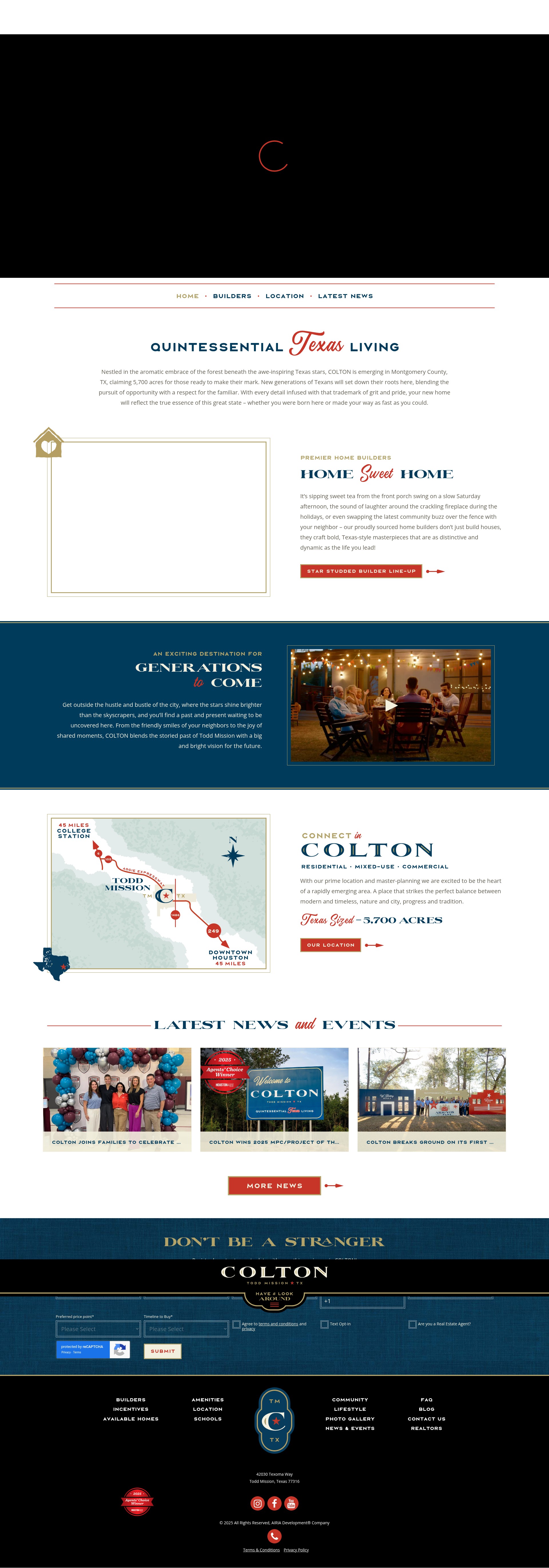 Screenshot of coltontx.com