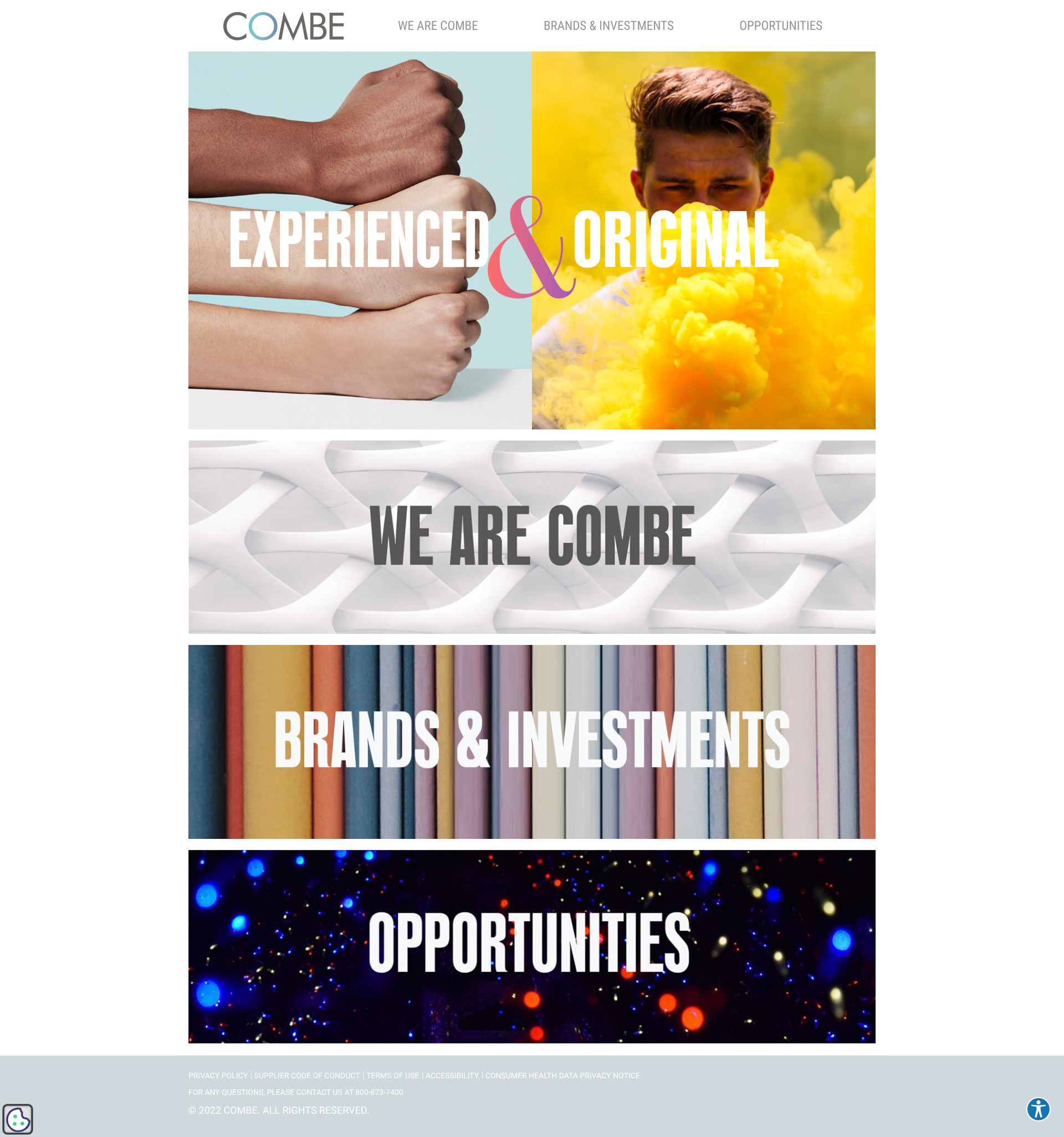 Screenshot of combe.com