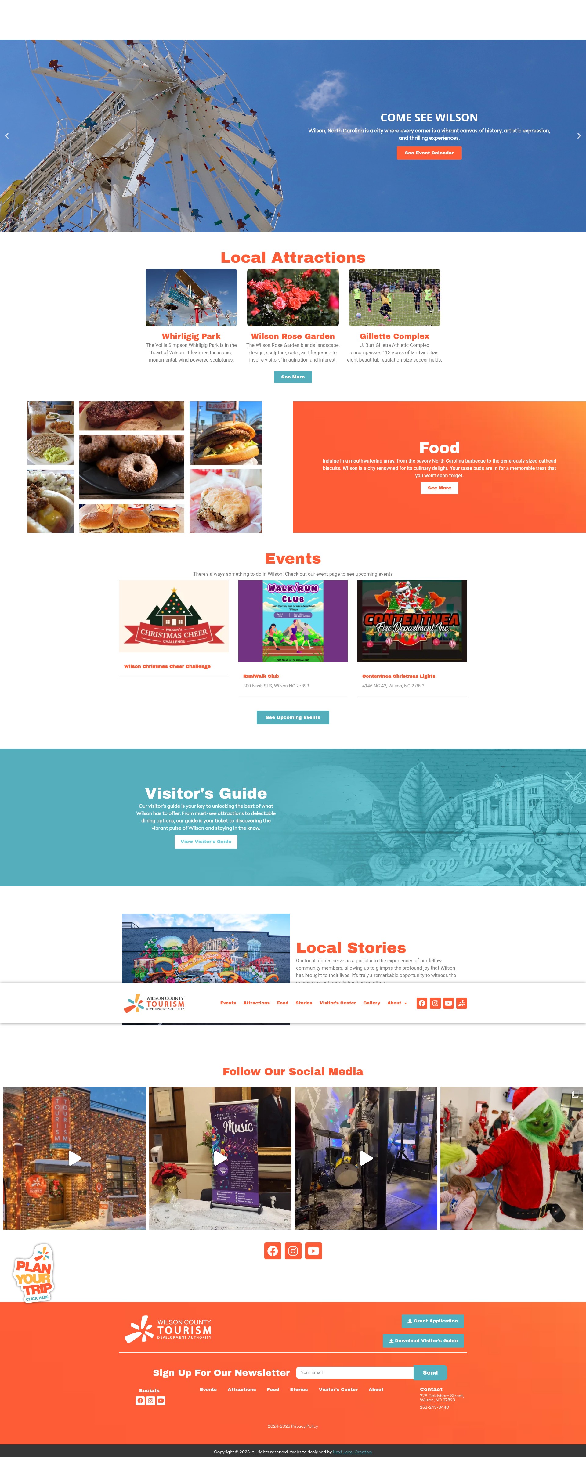 Screenshot of comeseewilson.com
