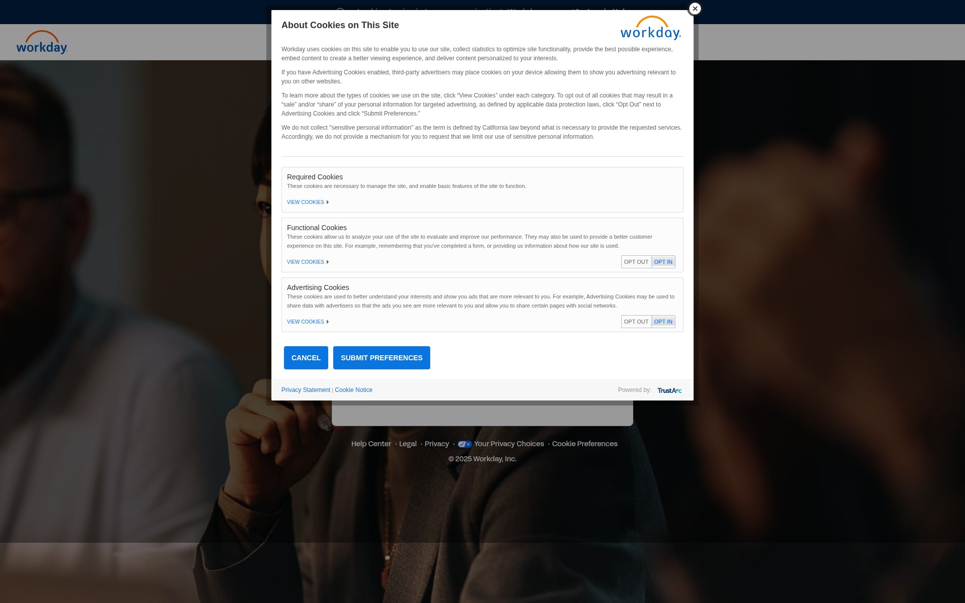 Screenshot of community.workday.com