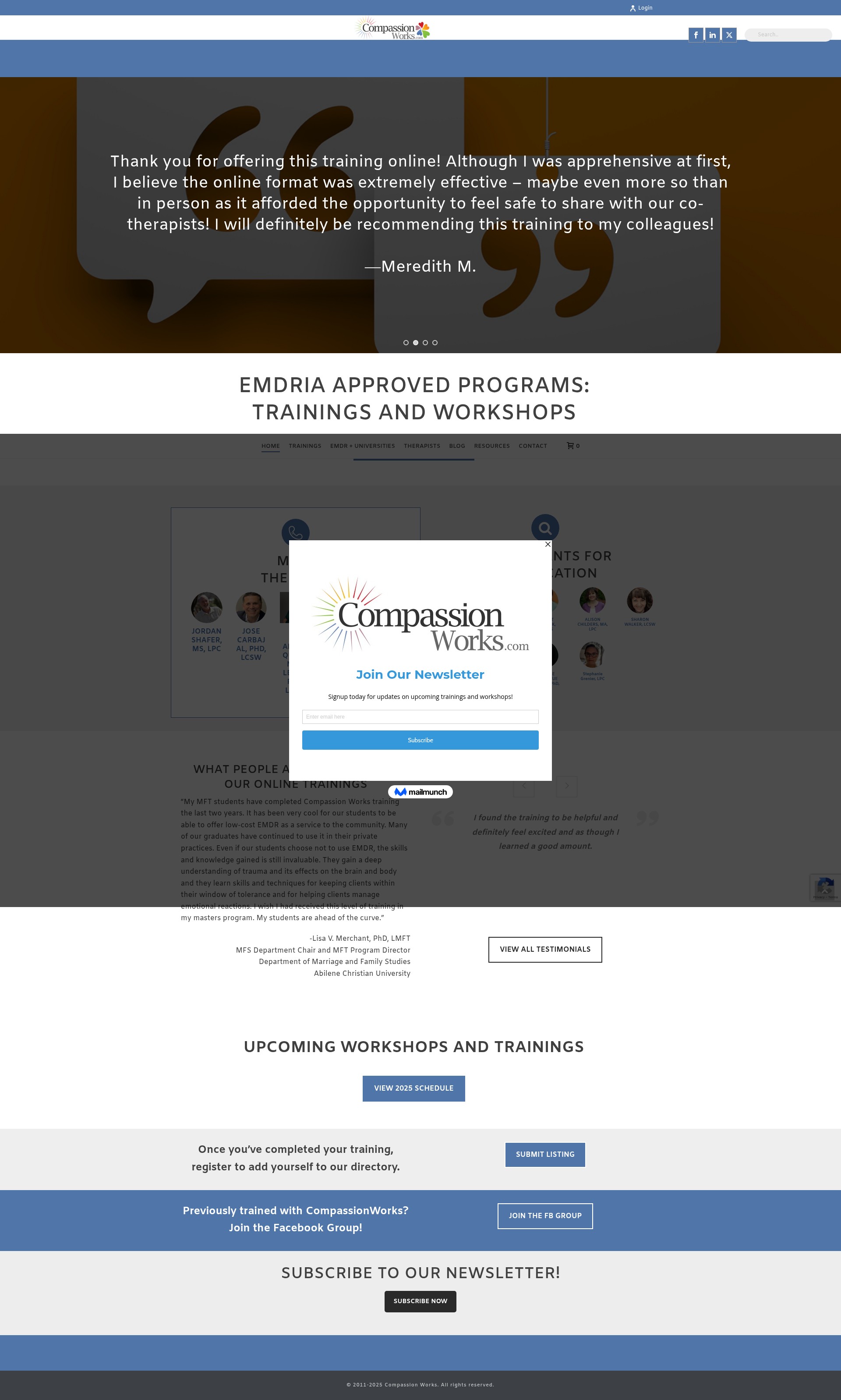 Screenshot of compassionworks.com