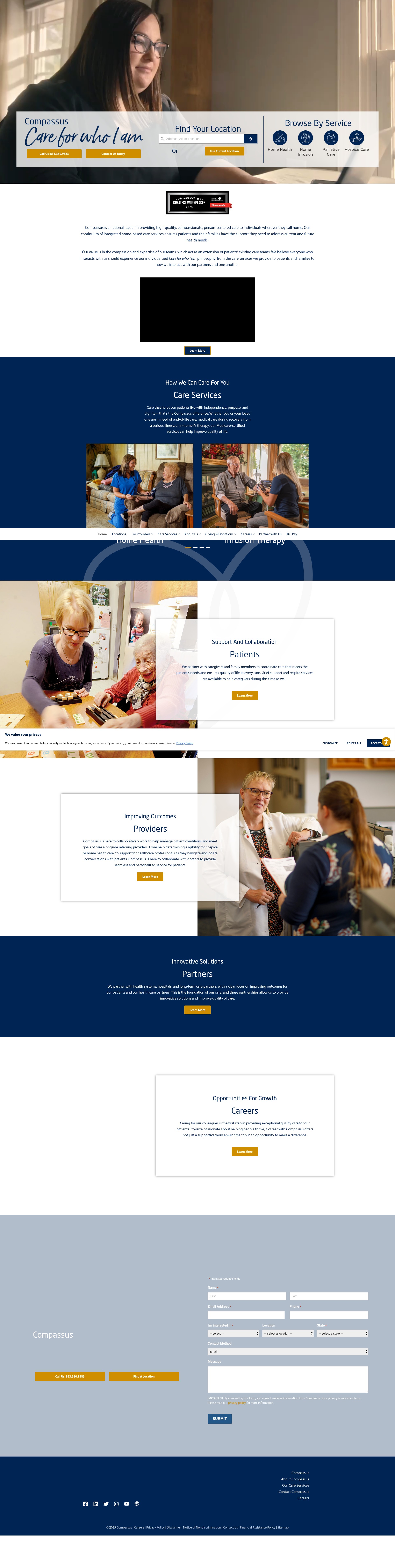 Screenshot of compassus.com