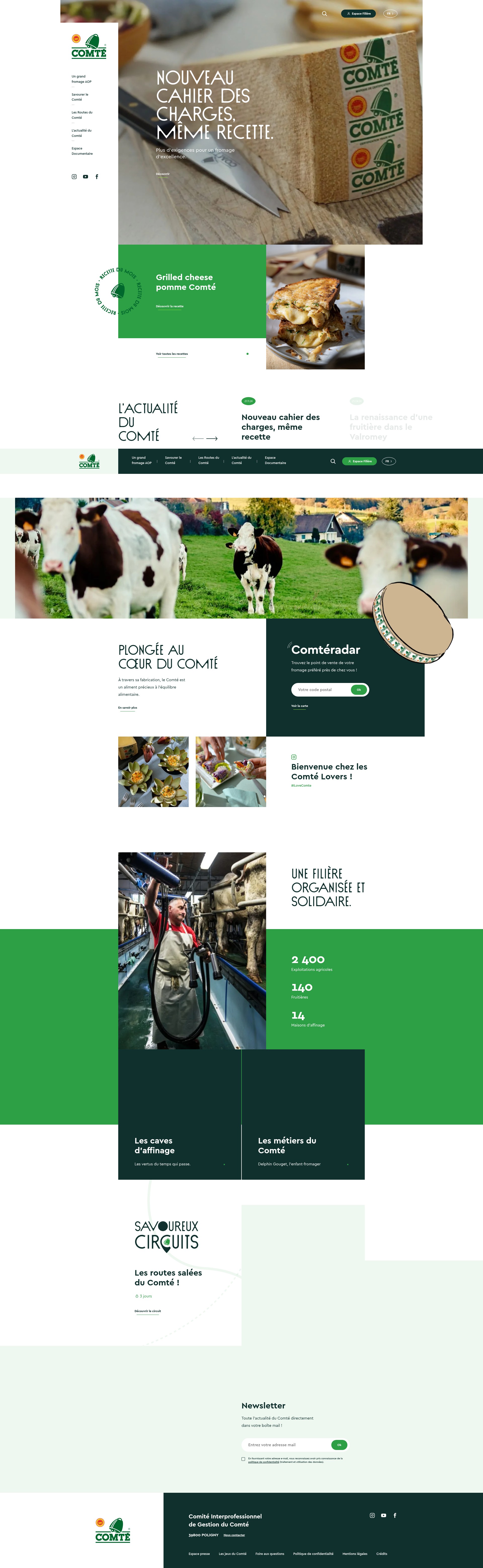 Screenshot of comte.com