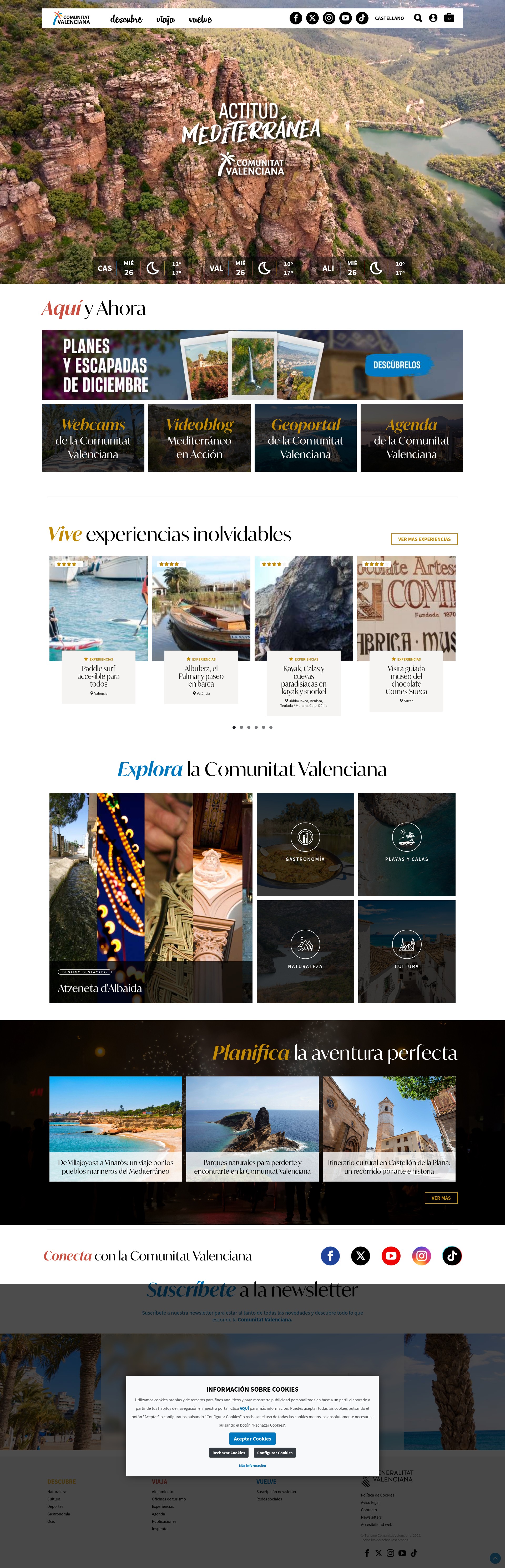 Screenshot of comunitatvalenciana.com