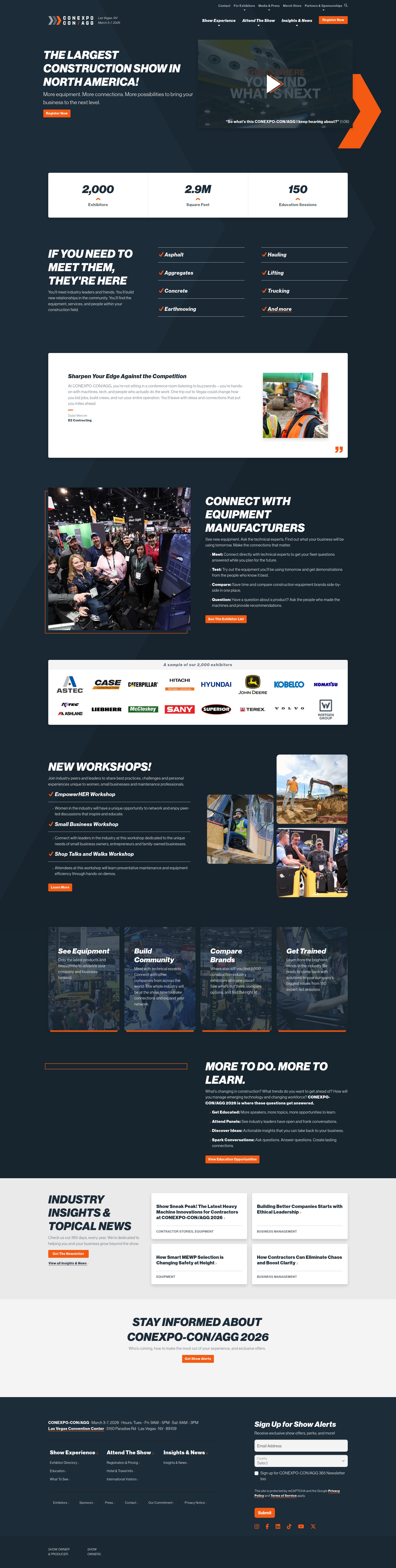 Screenshot of conexpoconagg.com