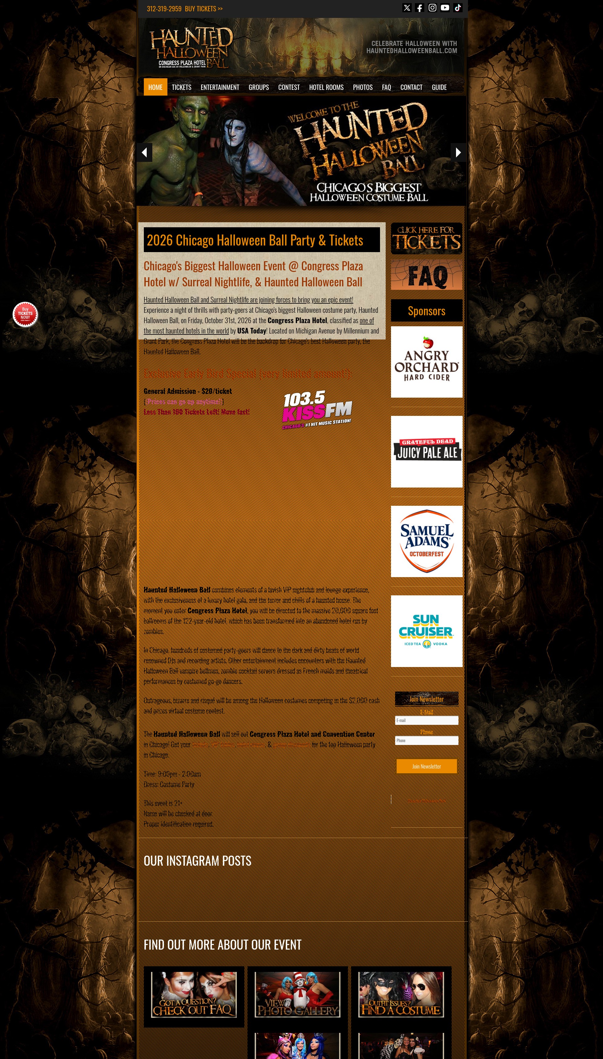 Screenshot of congressplazahotel.com