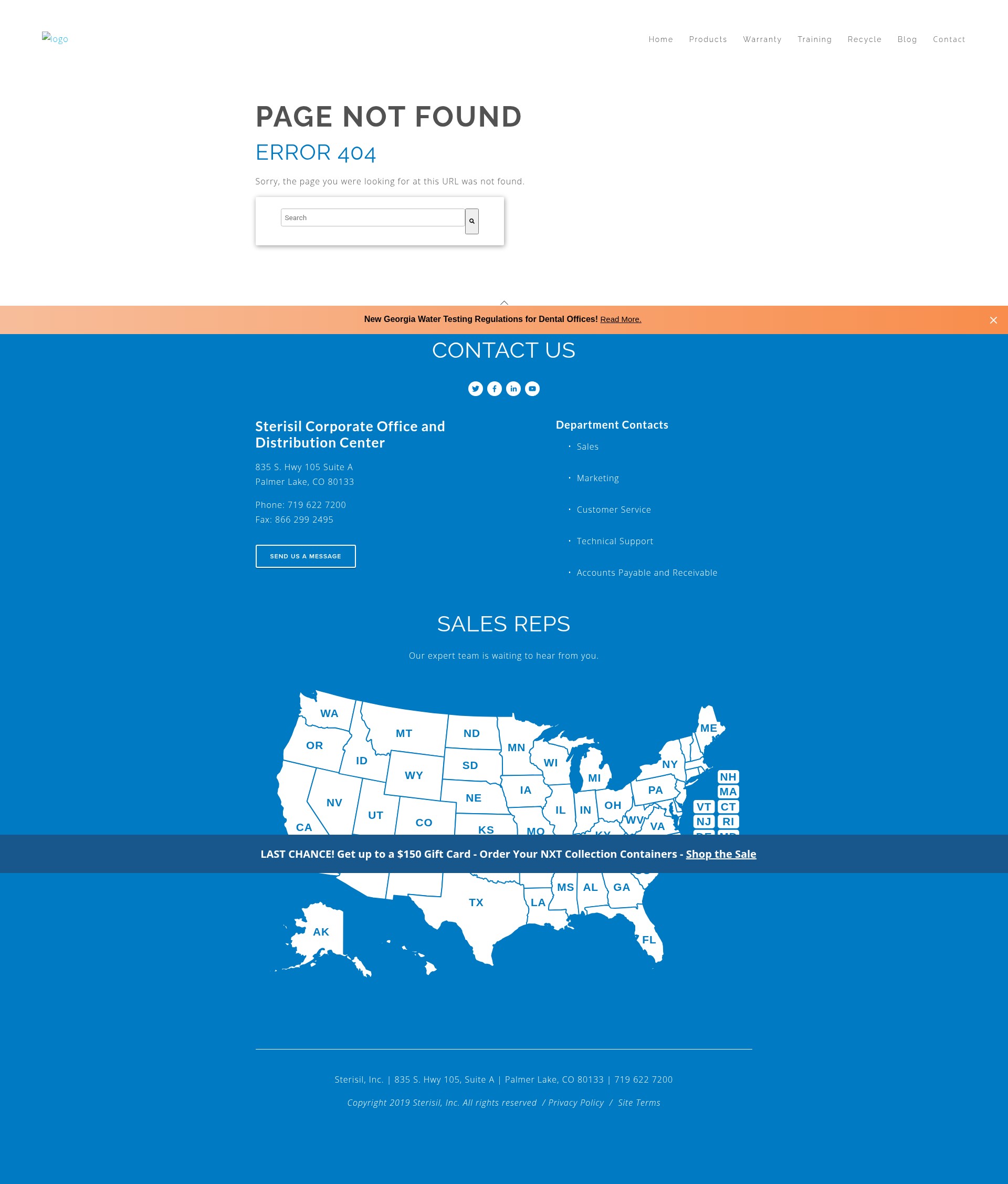 Screenshot of connect.sterisil.com