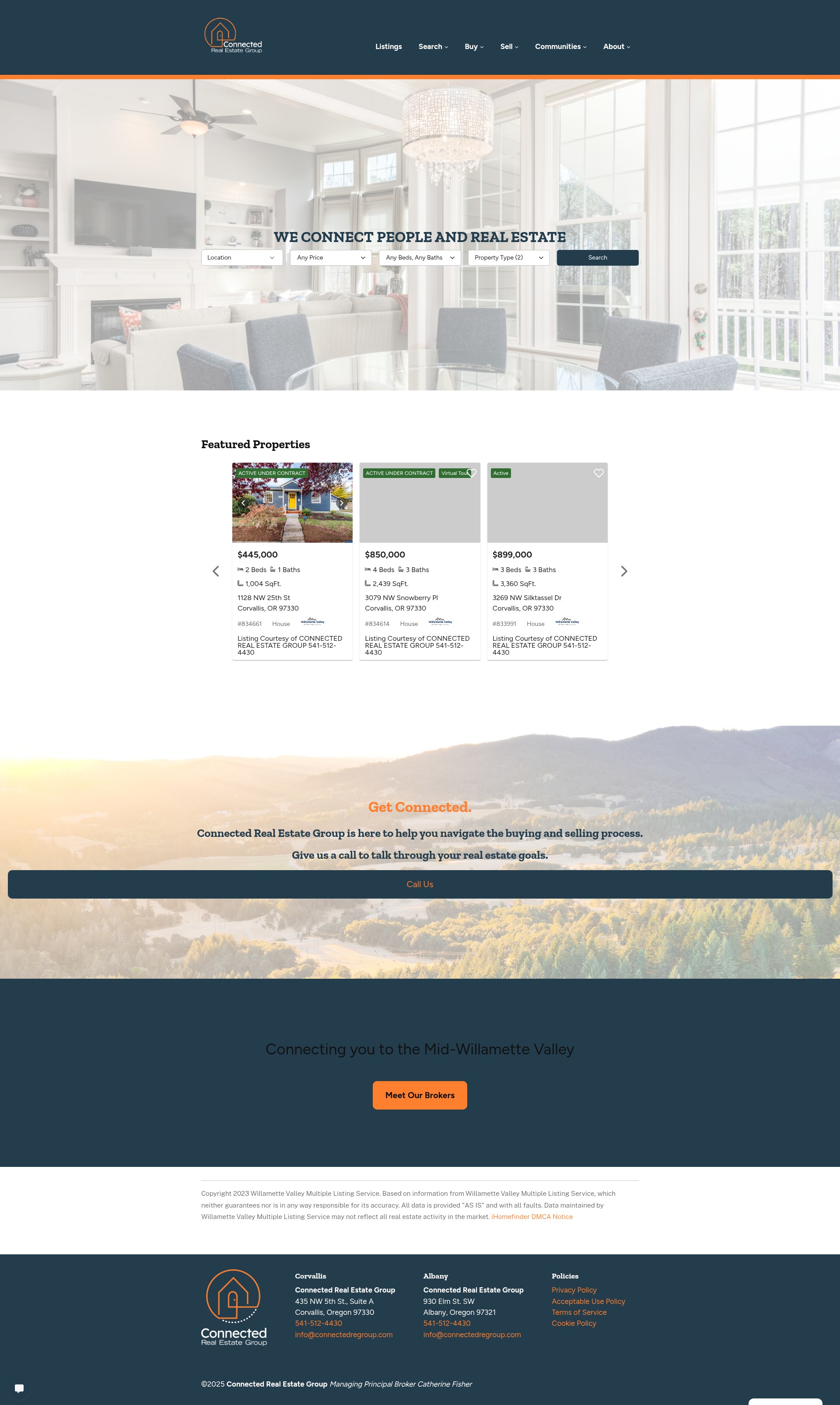 Screenshot of connectedregroup.com