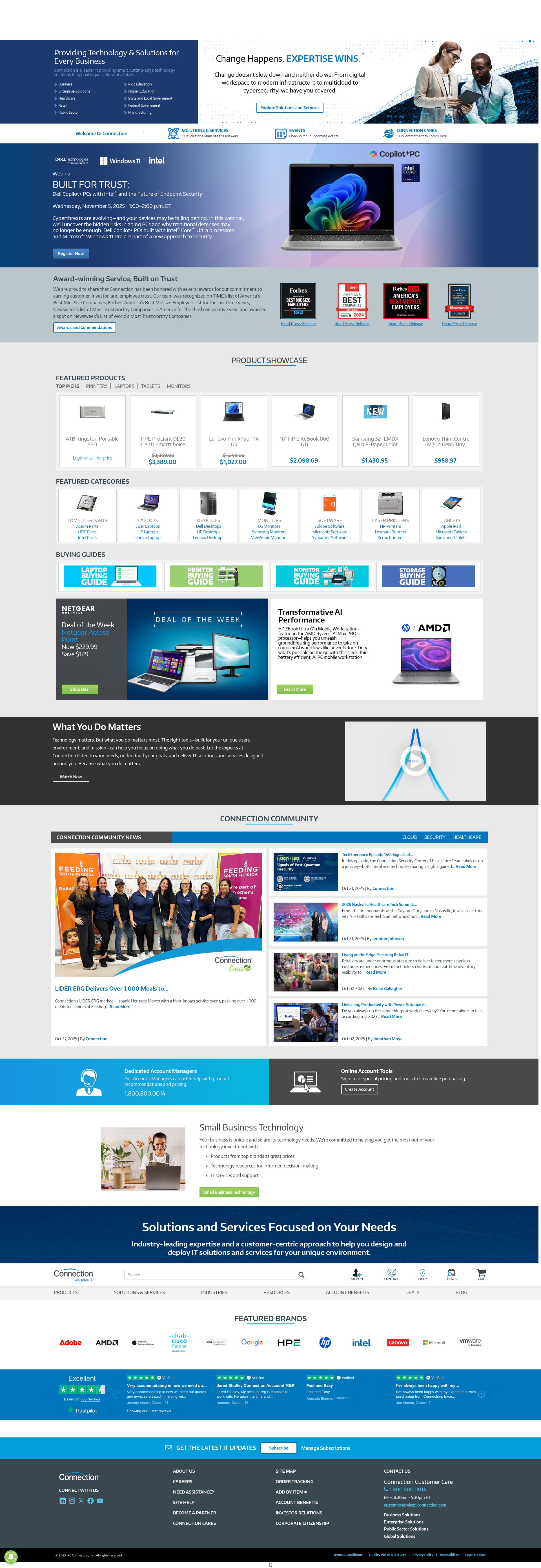 Screenshot of connection.com