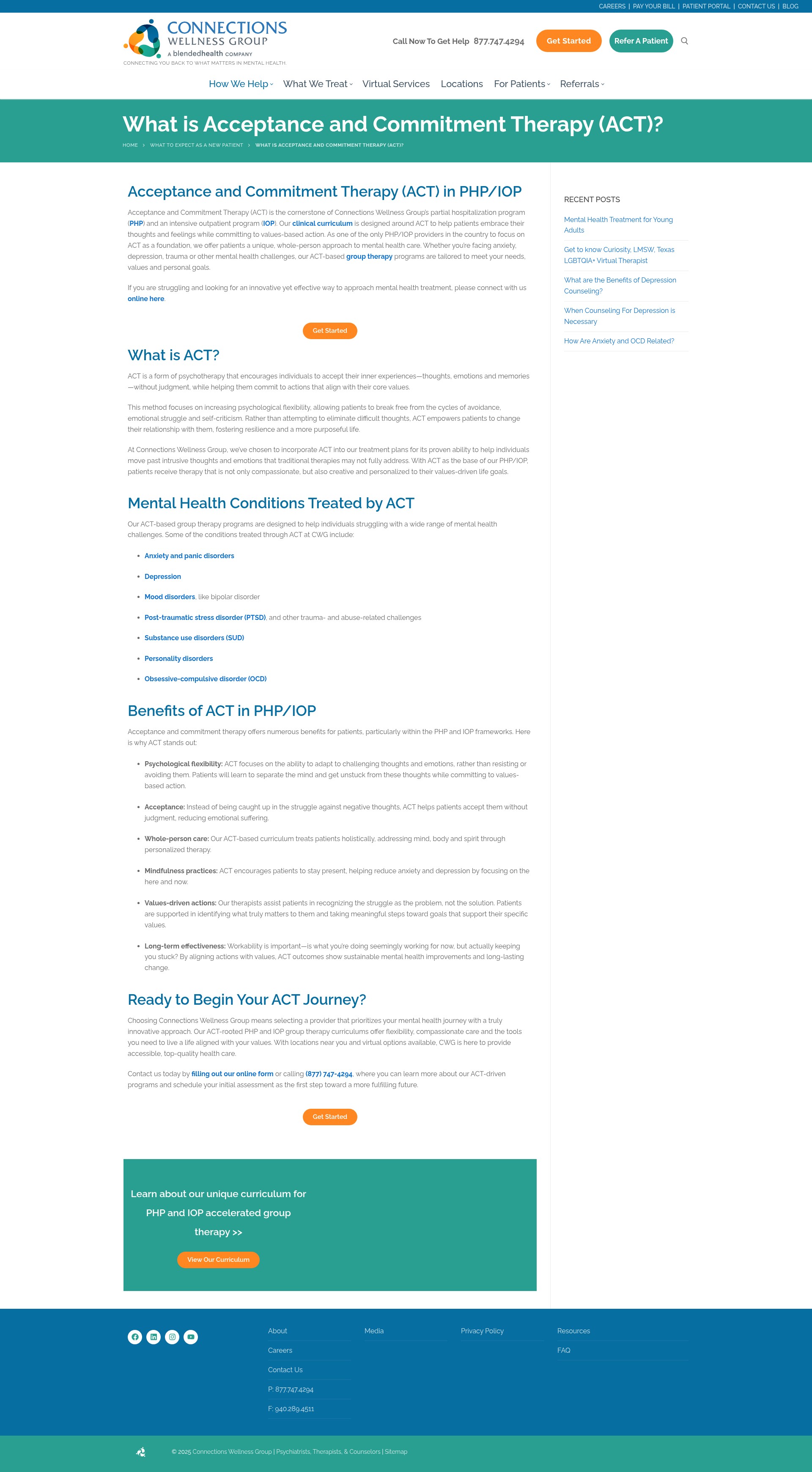 Screenshot of connectionswellnessgroup.com
