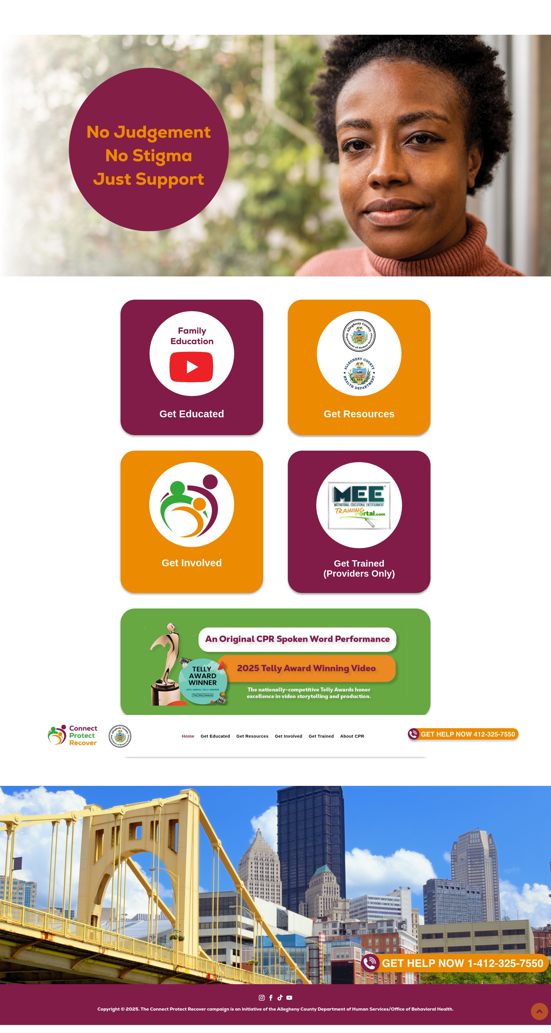 Screenshot of connectprotectrecover.org
