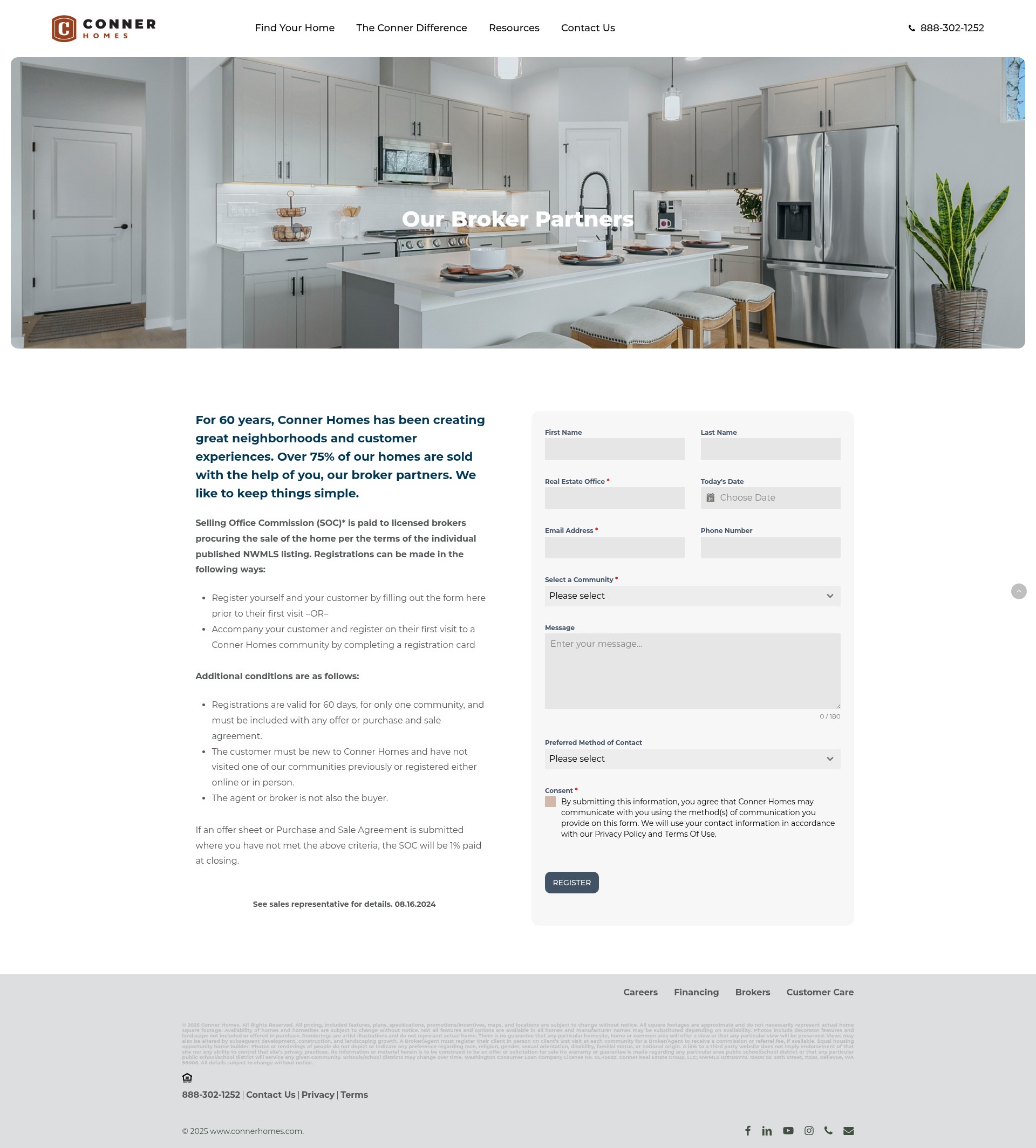 Screenshot of connerhomes.com