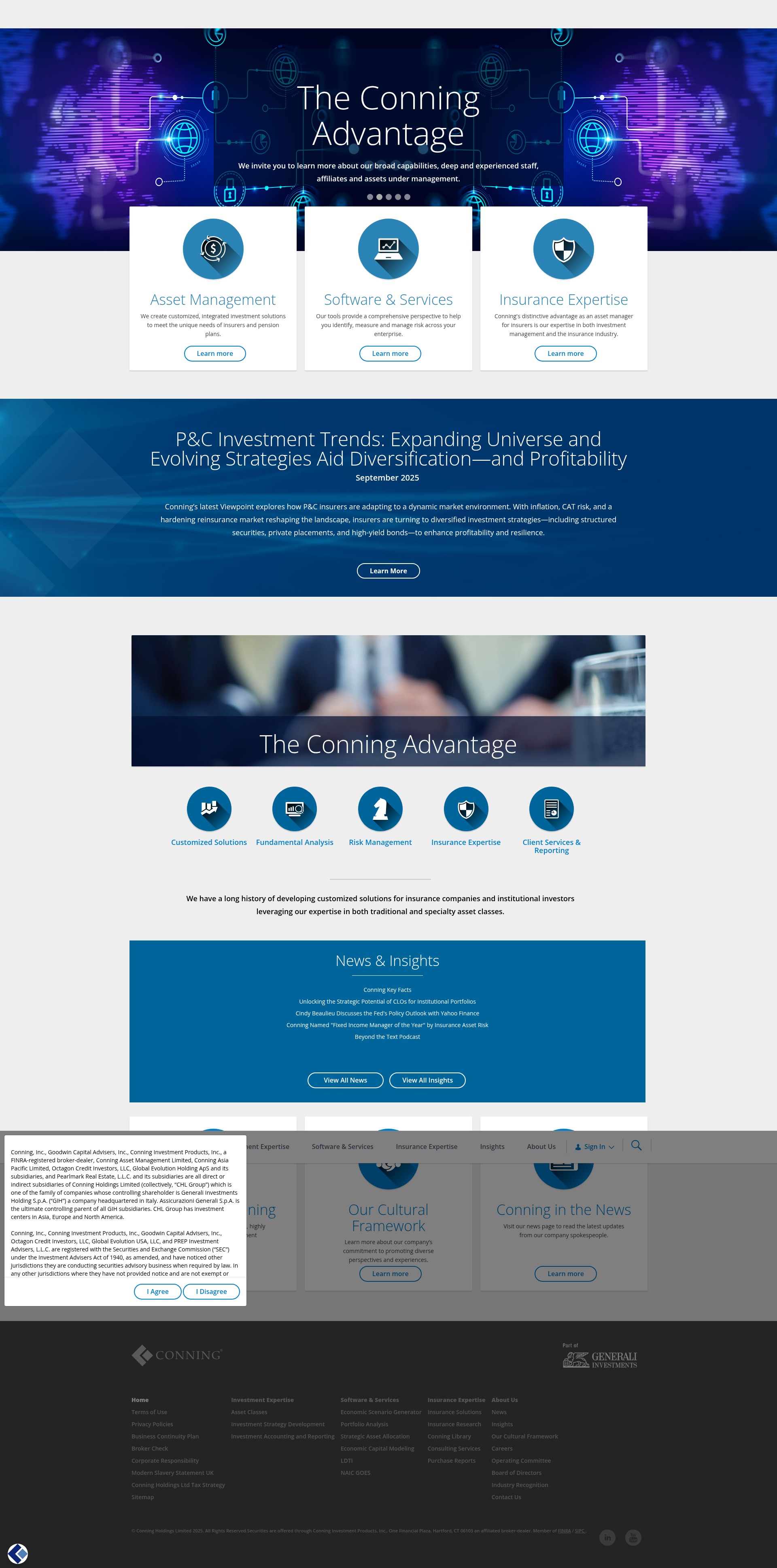 Screenshot of conning.com