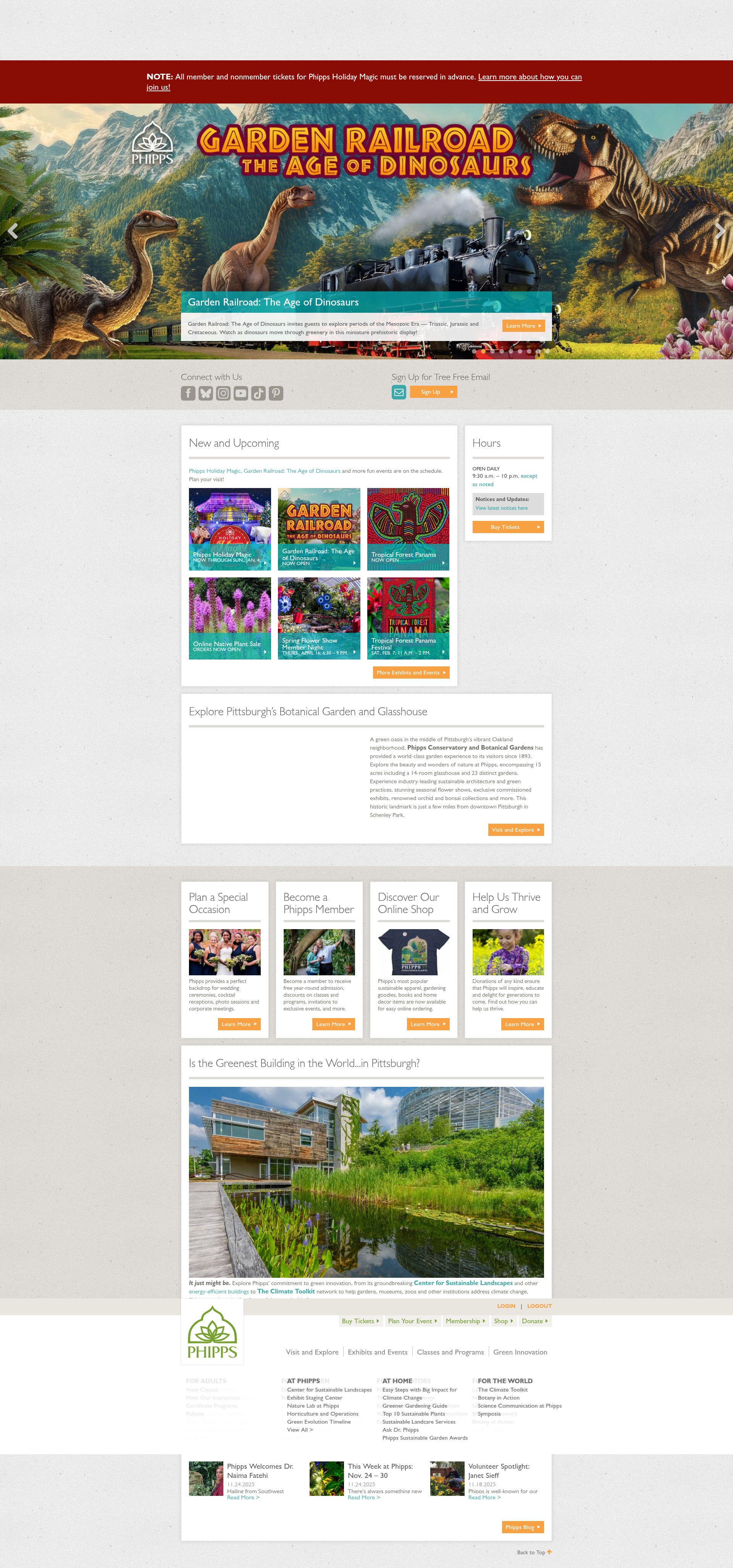 Screenshot of conservatory.org
