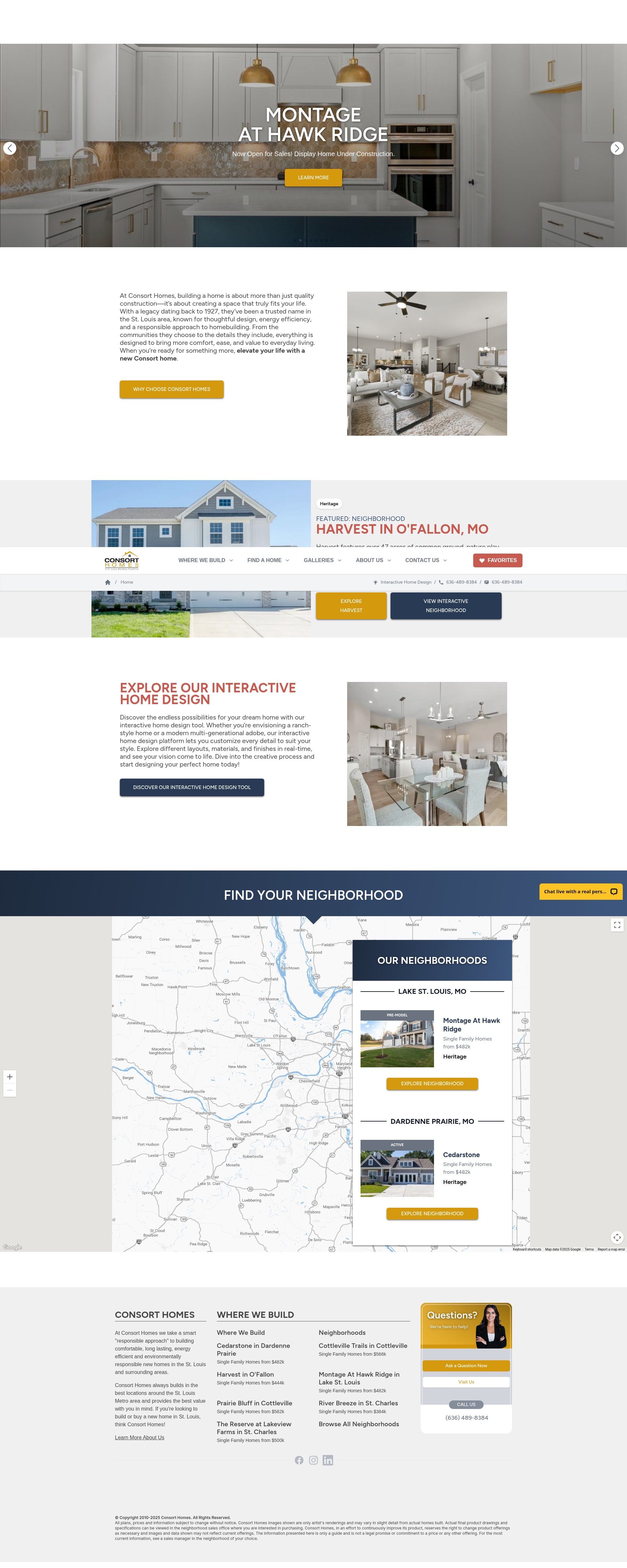 Screenshot of consort-homes.com