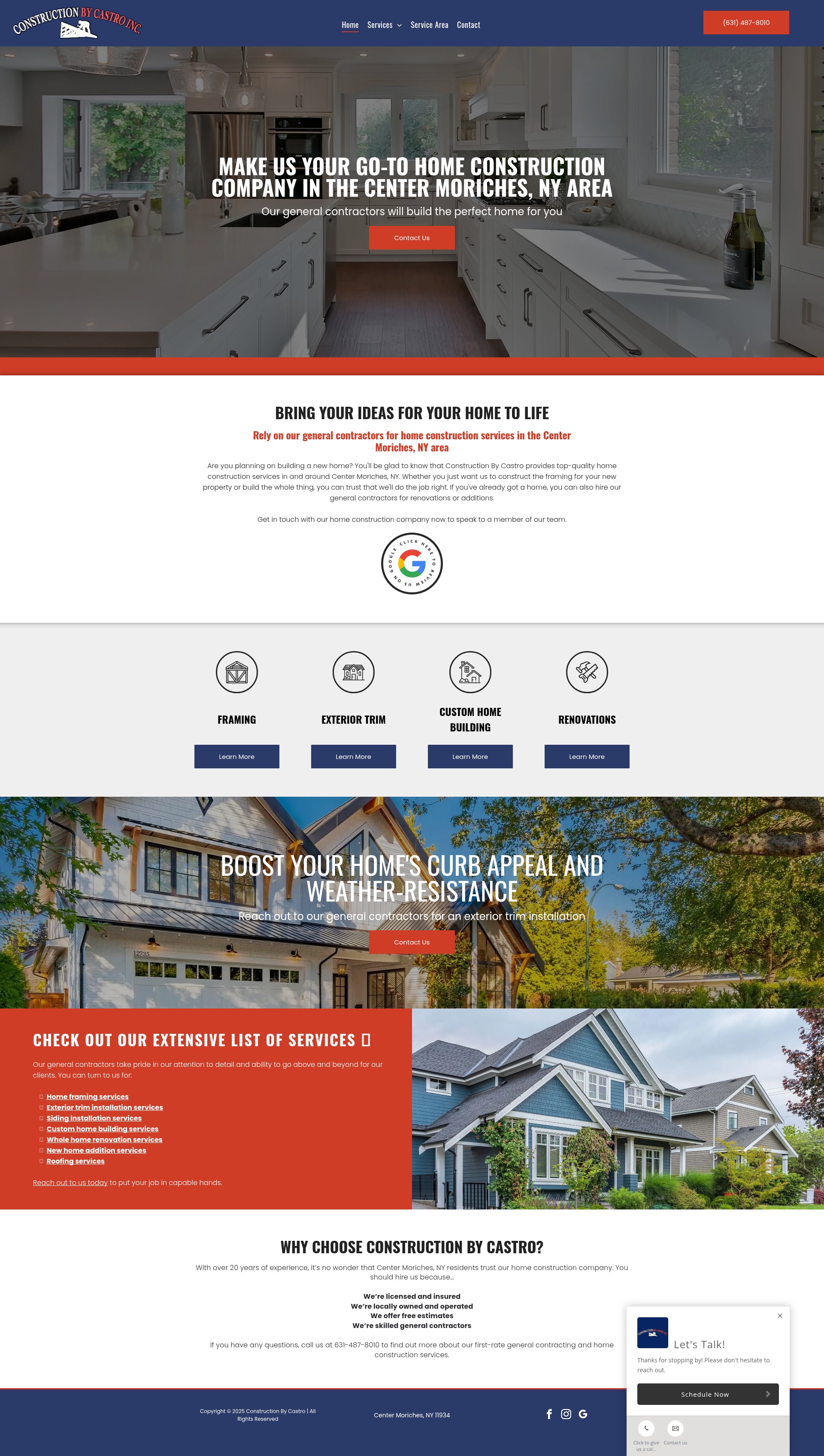Screenshot of constructionbycastro.com