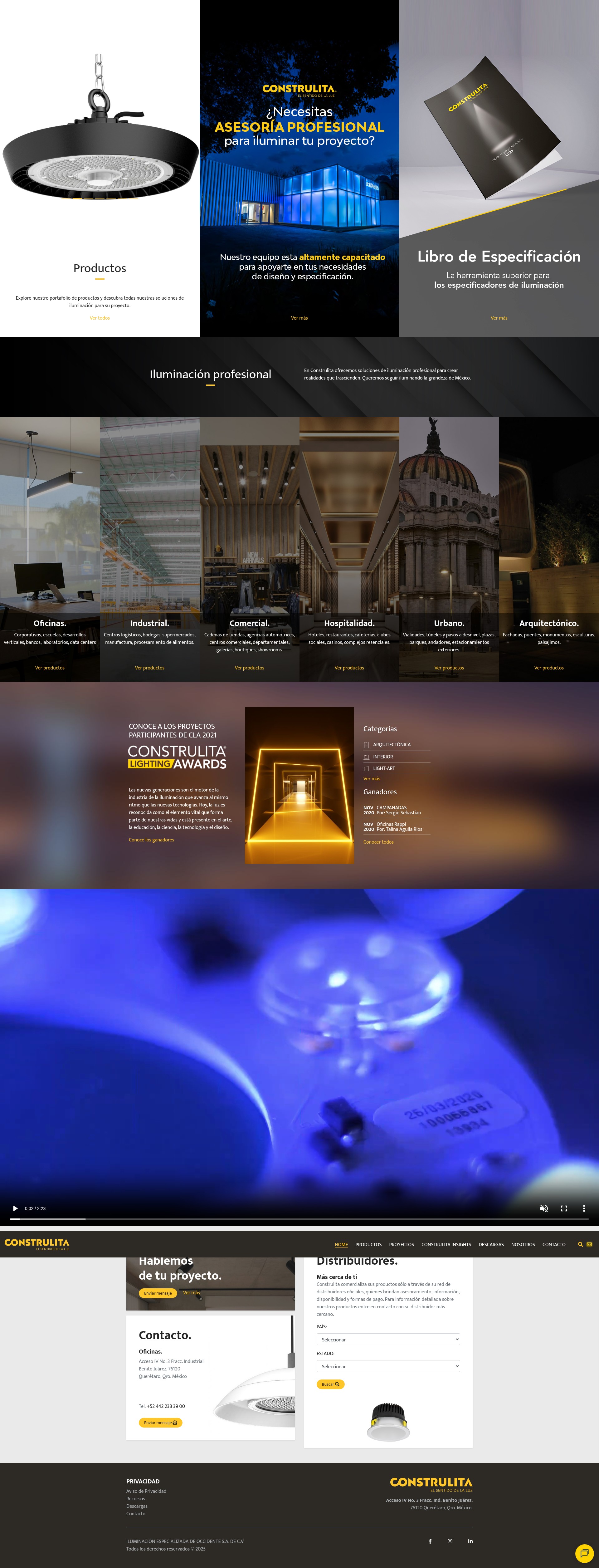 Screenshot of construlita.com