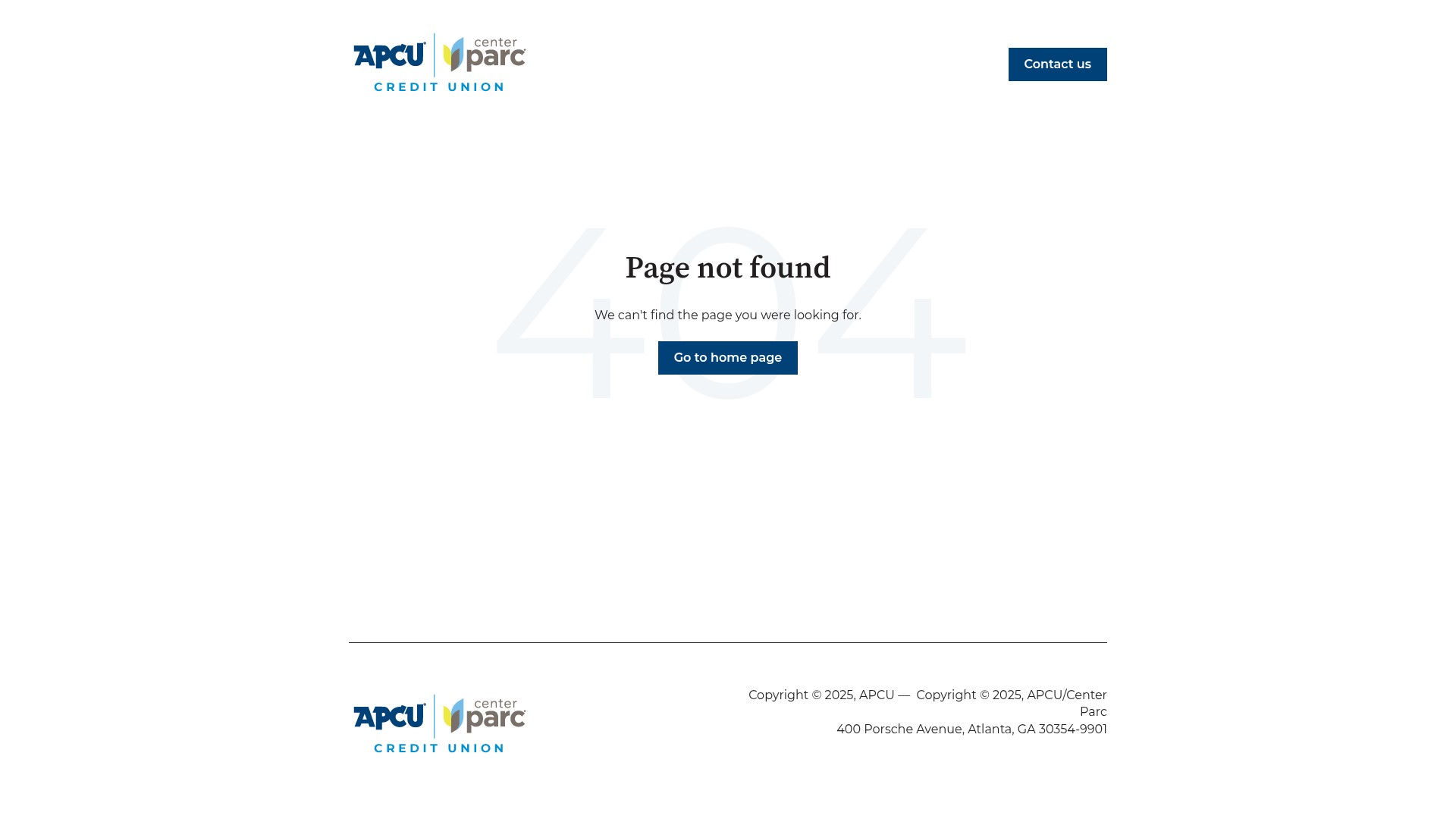 Screenshot of content.apcu.com