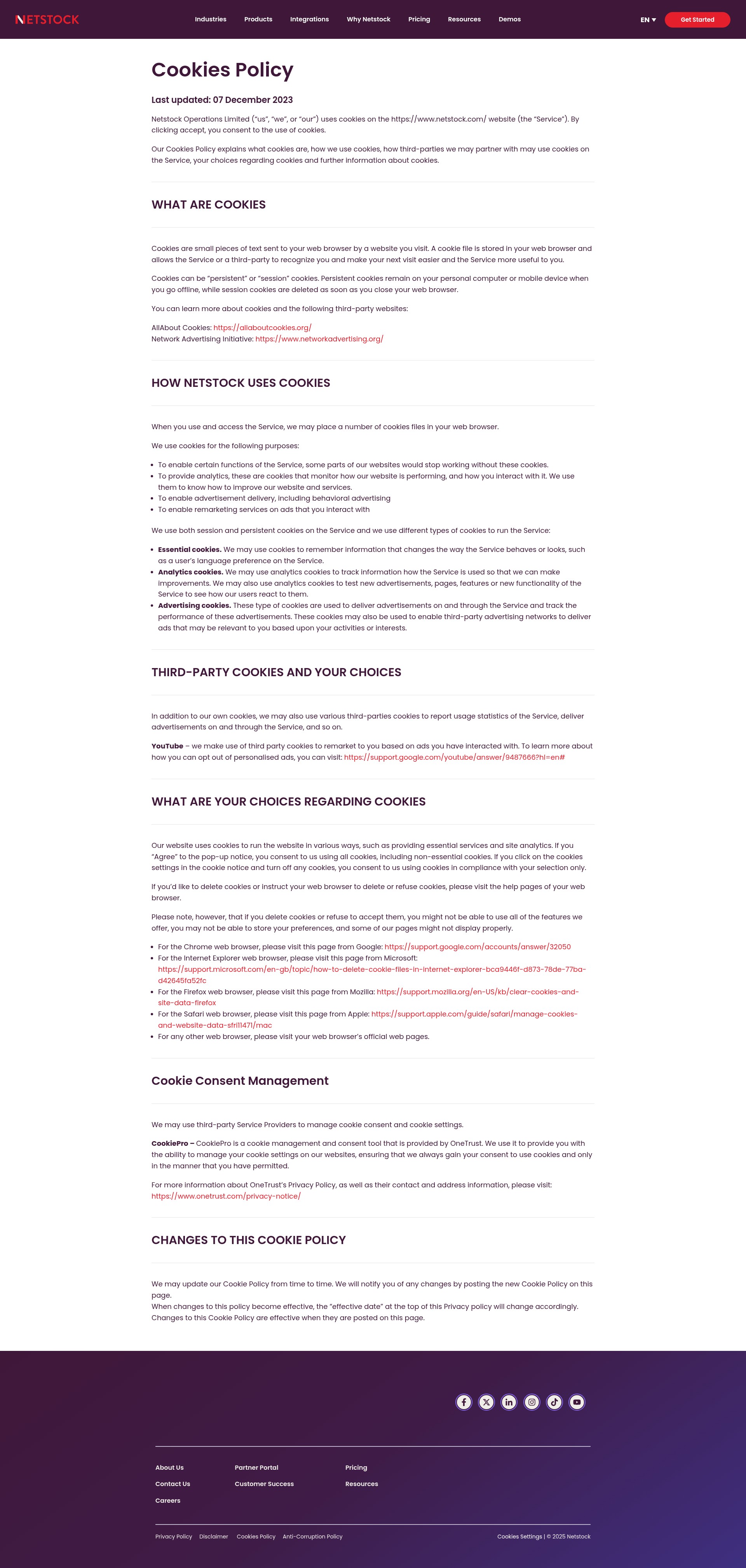 Screenshot of content.netstock.com