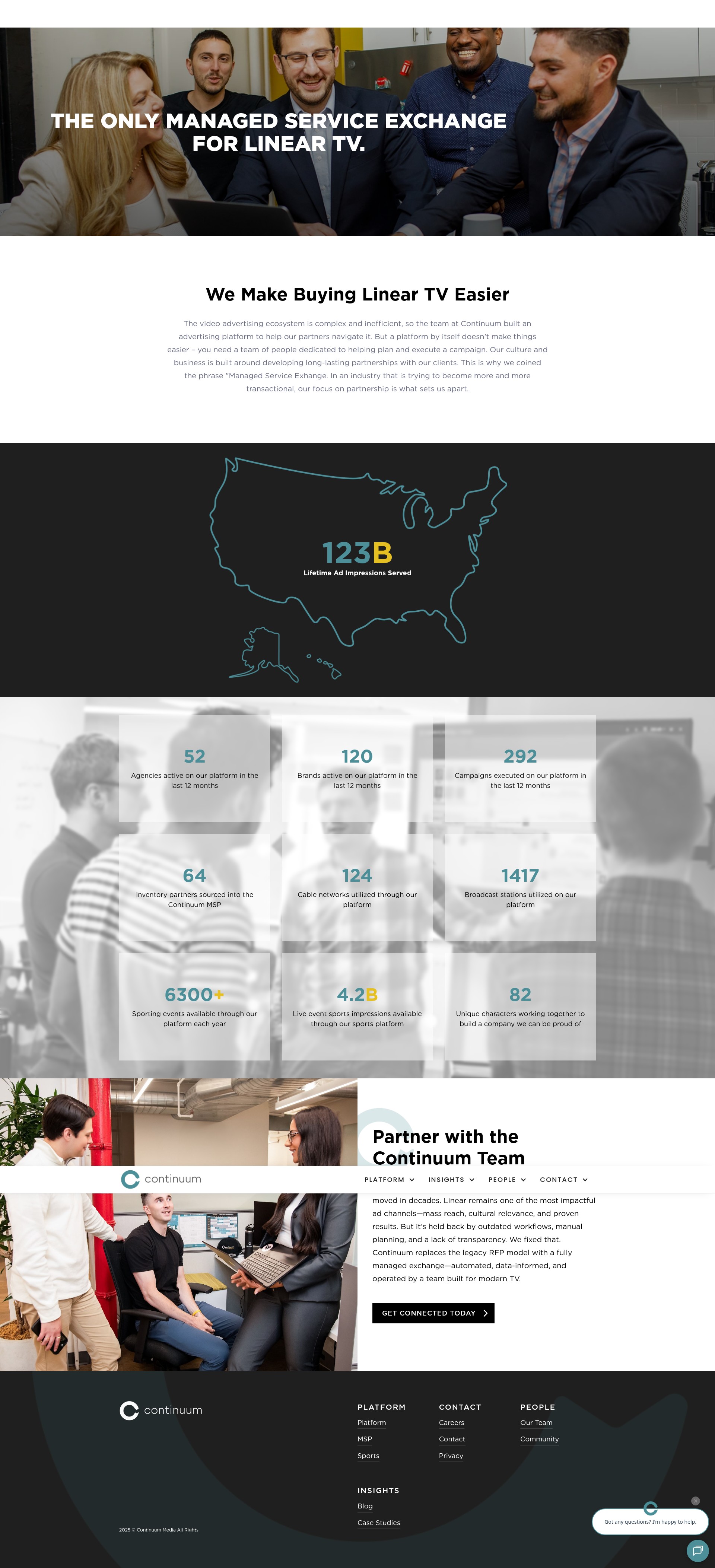 Screenshot of continuummedia.tv