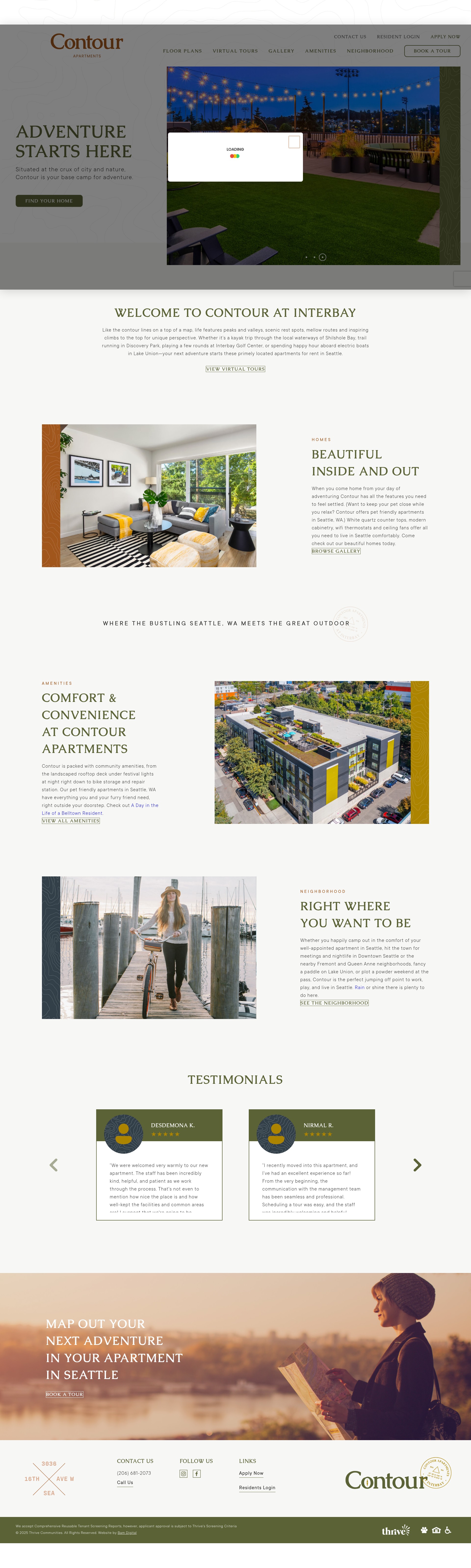 Screenshot of contourseattle.com