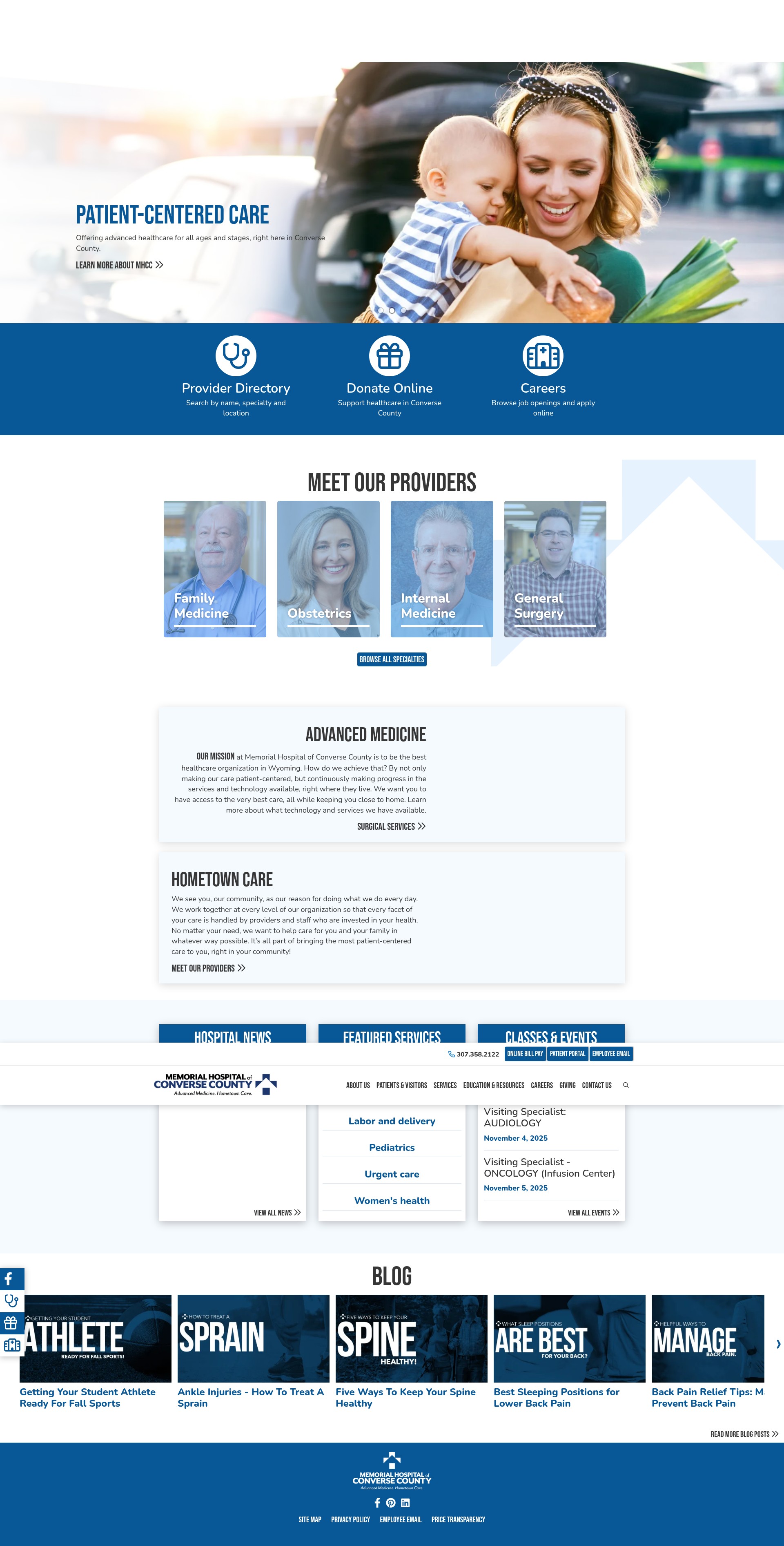 Screenshot of conversehospital.com
