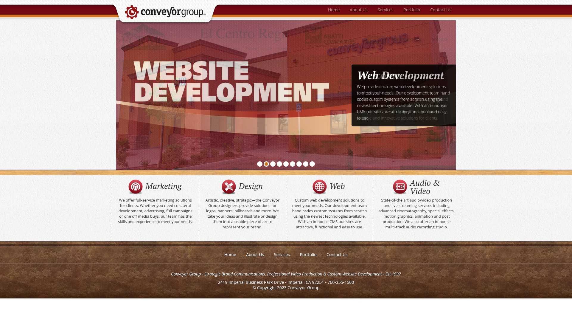 Screenshot of conveyorgroup.com