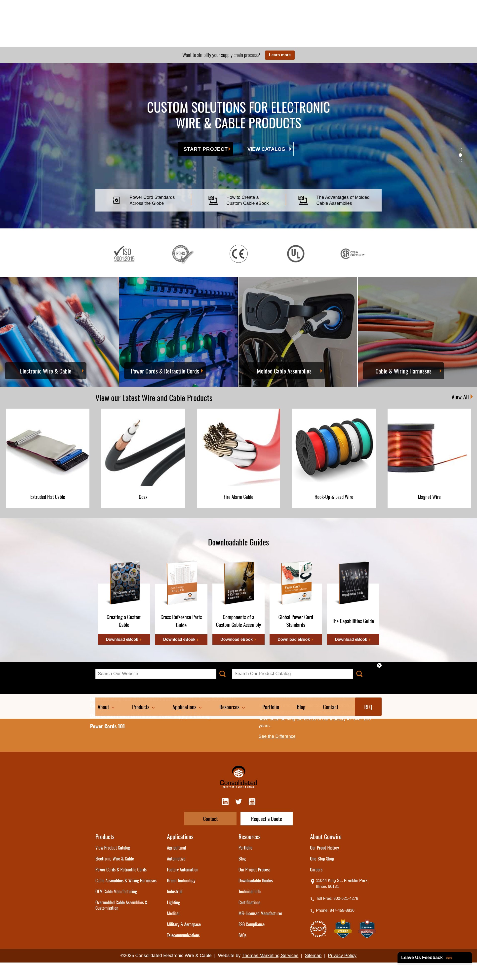 Screenshot of conwire.com