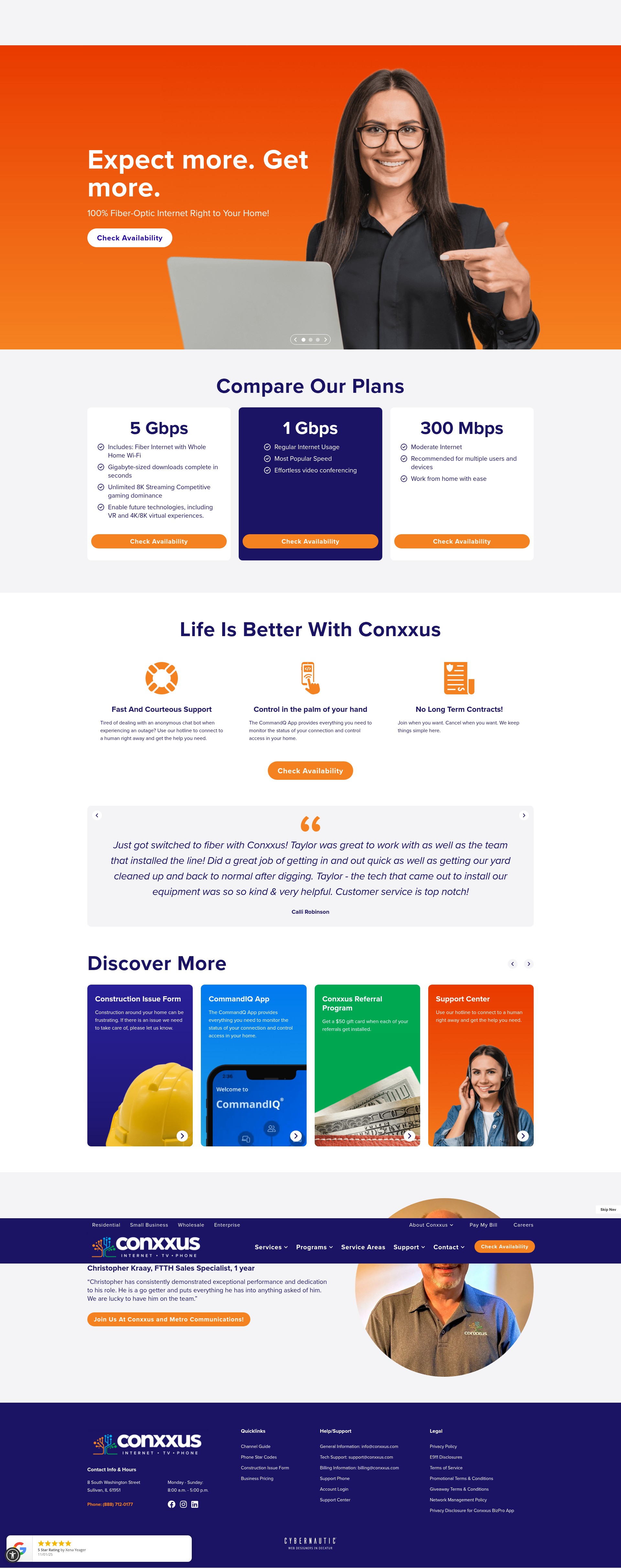 Screenshot of conxxus.com