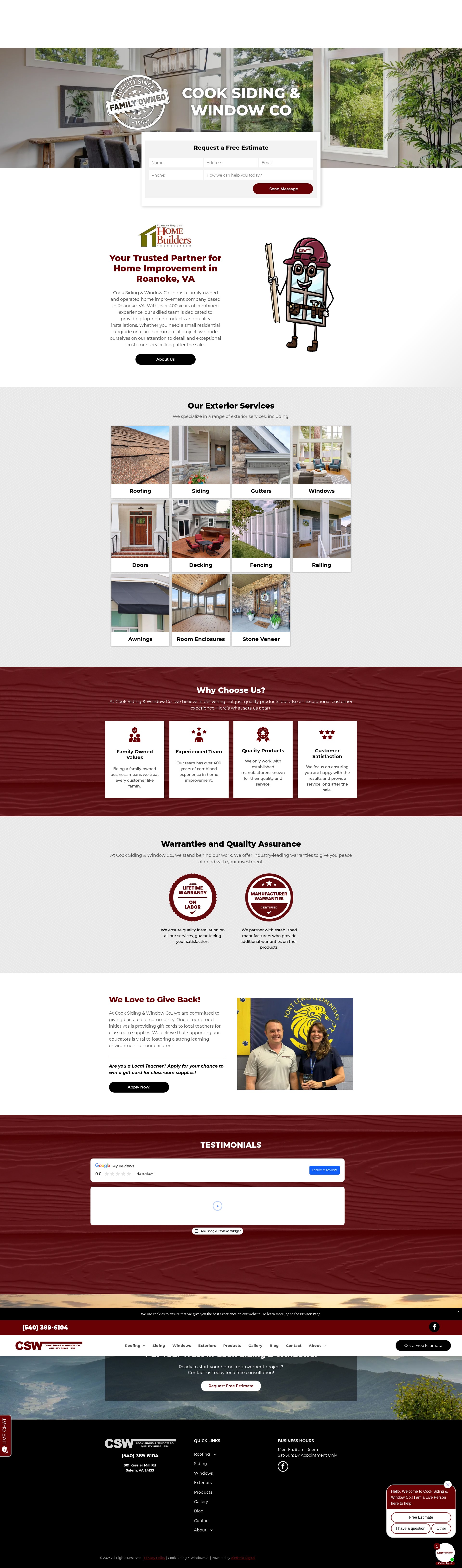 Screenshot of cooksiding.com