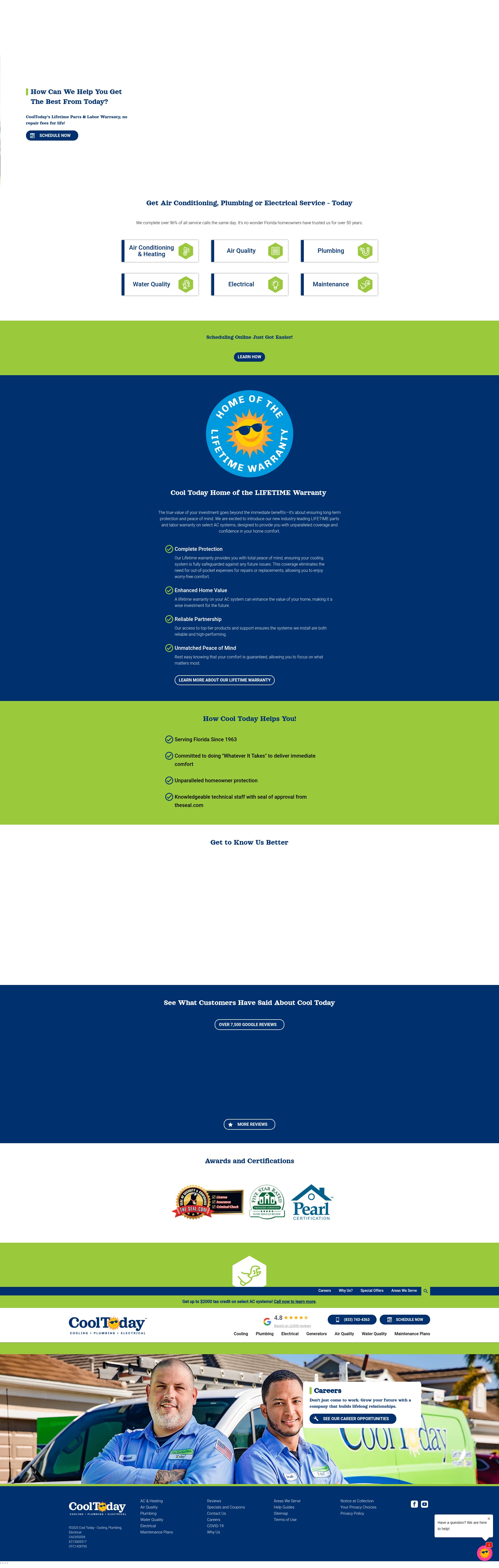 Screenshot of cooltoday.com