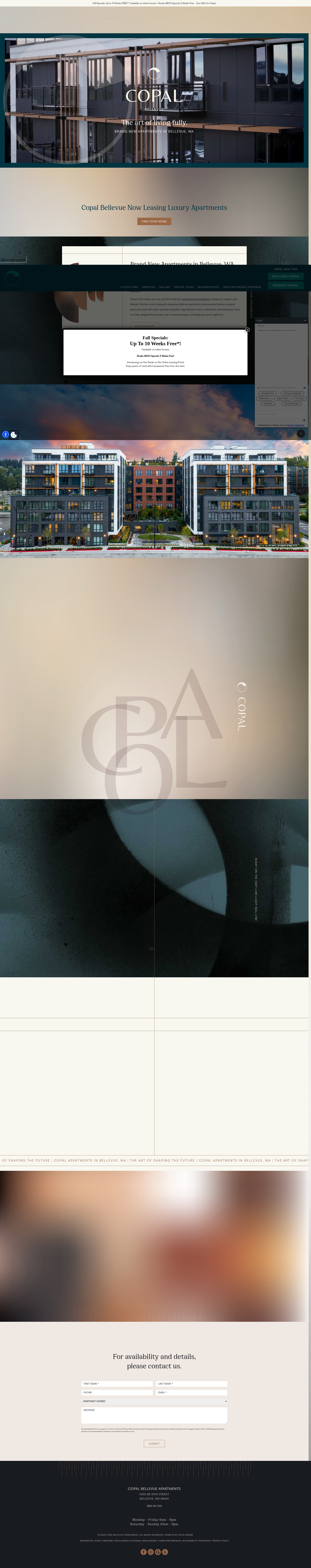 Screenshot of copalbellevue.com