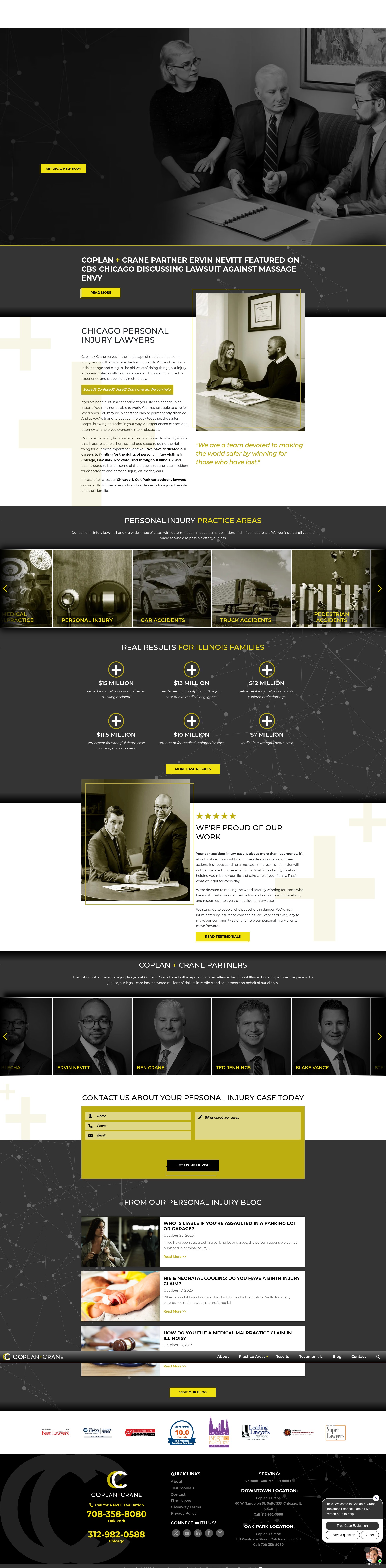 Screenshot of coplancrane.com