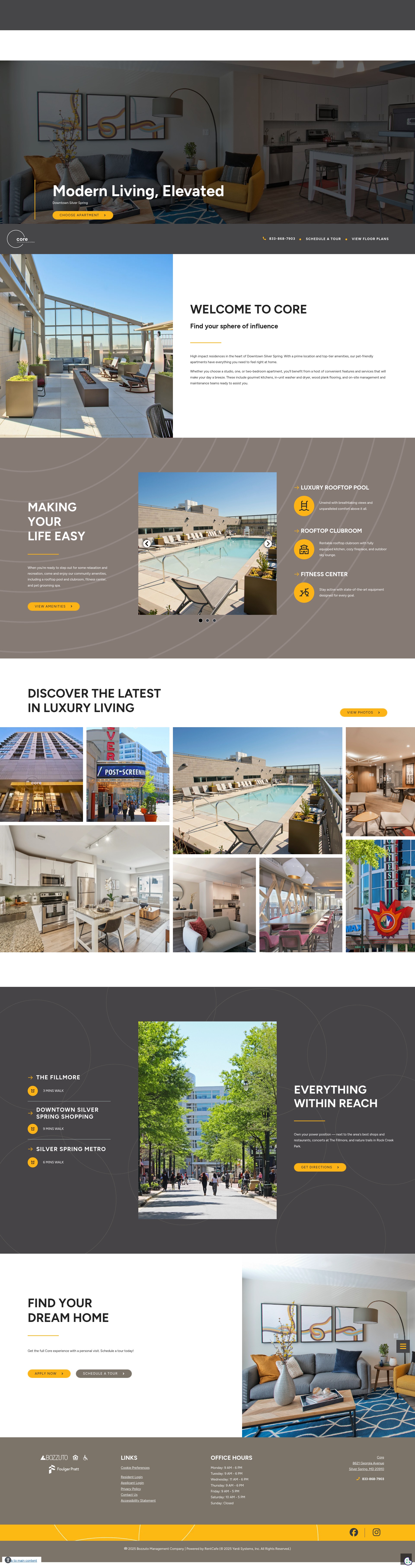Screenshot of coresilverspring.com