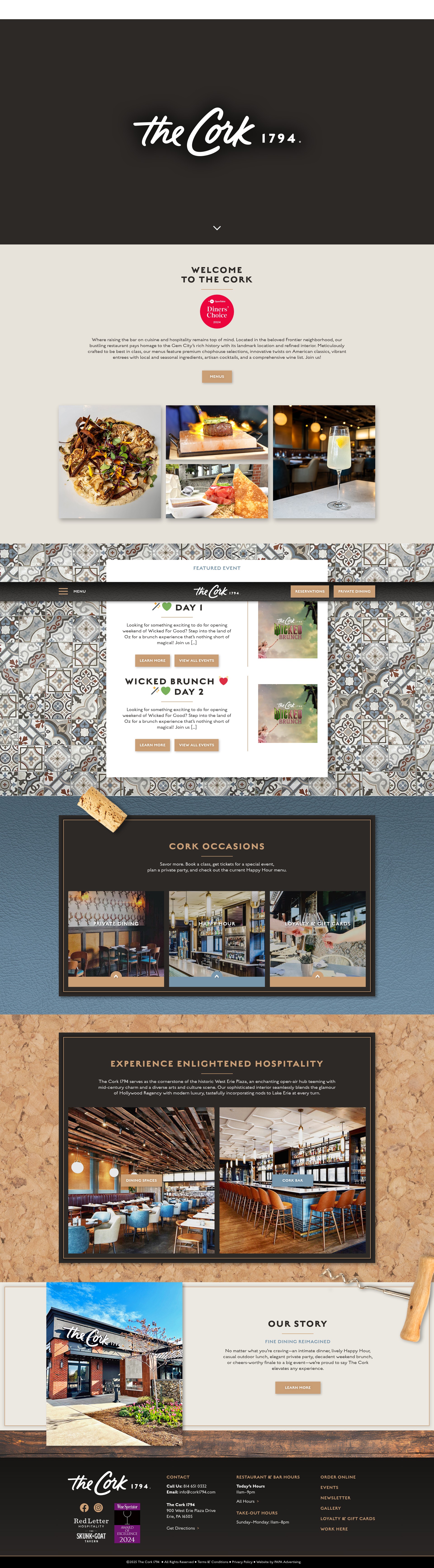 Screenshot of cork1794.com