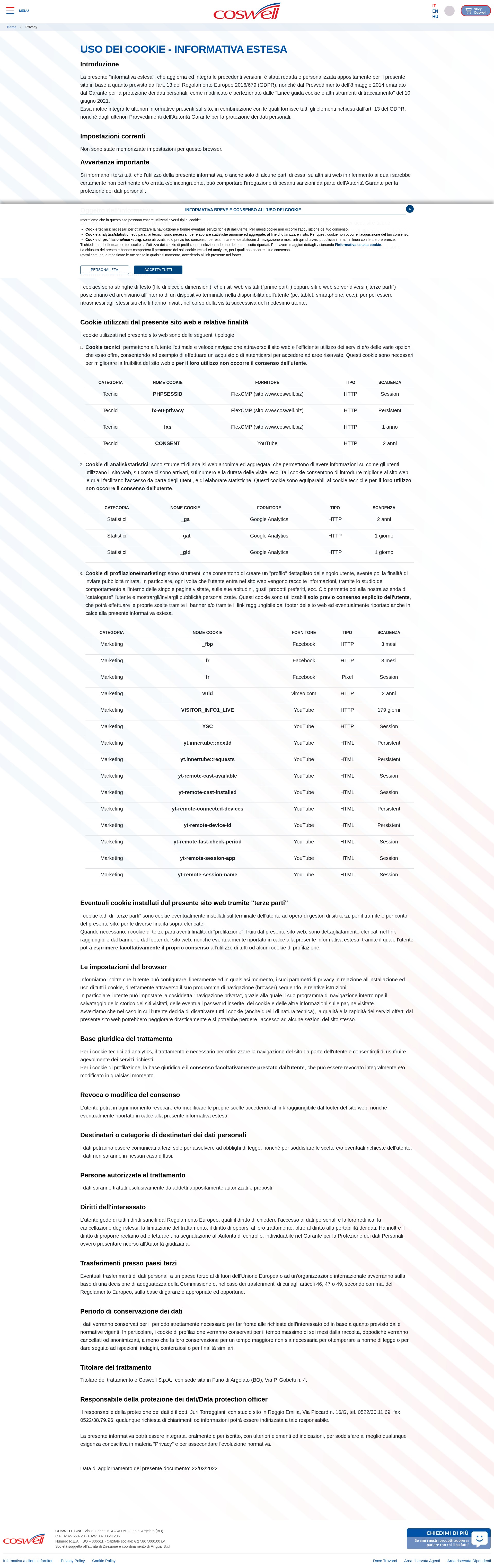 Screenshot of coswell.biz