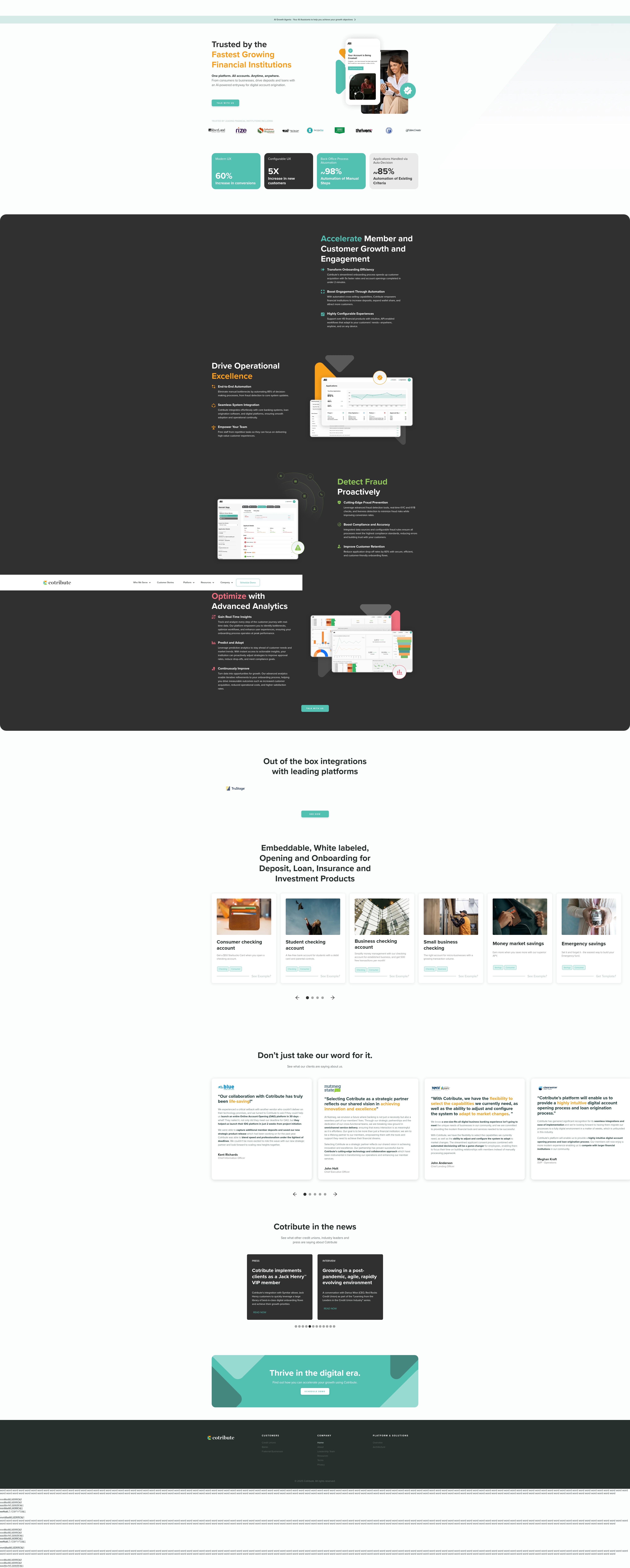 Screenshot of cotribute.com