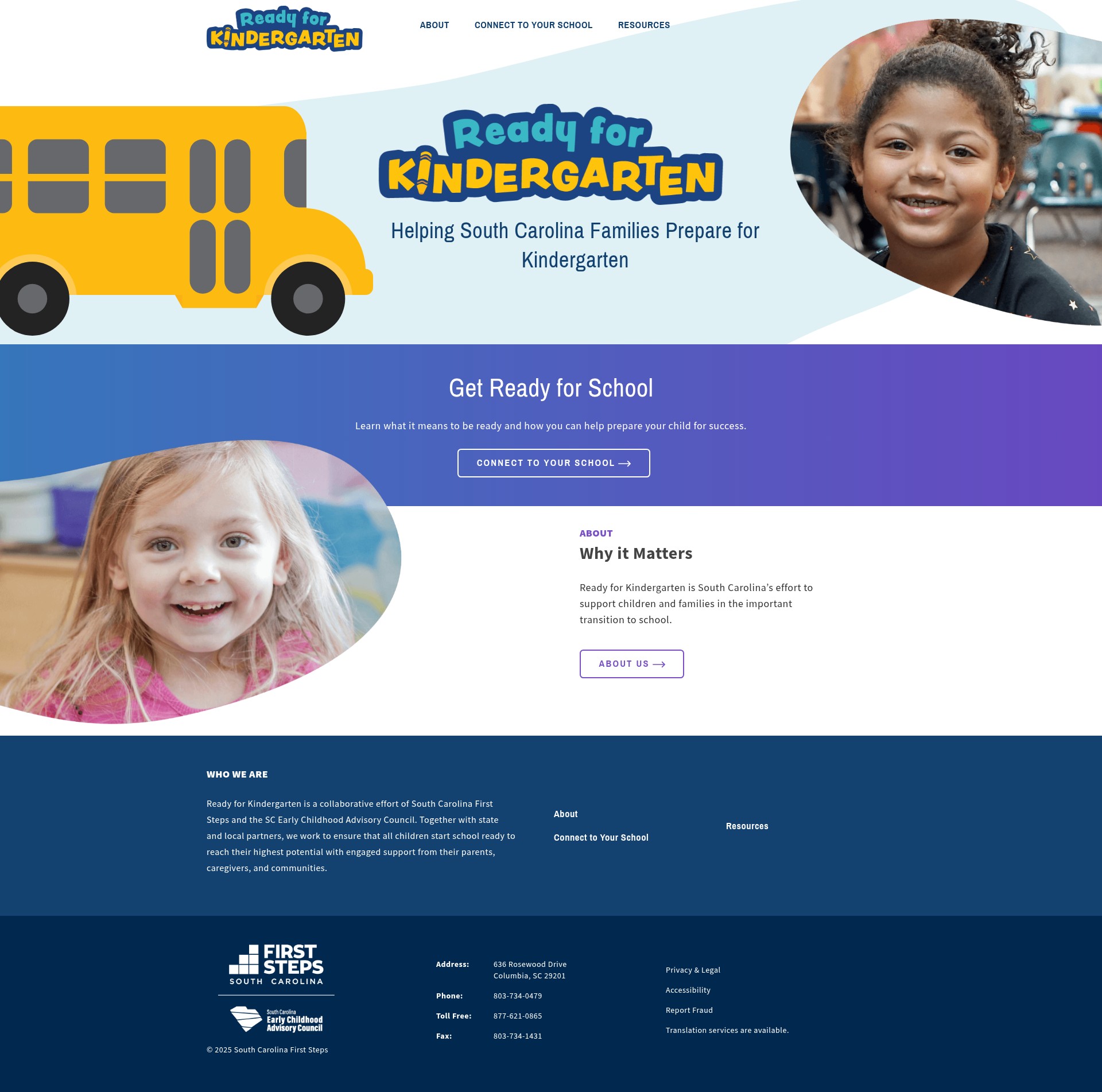 Screenshot of countdownsc.org
