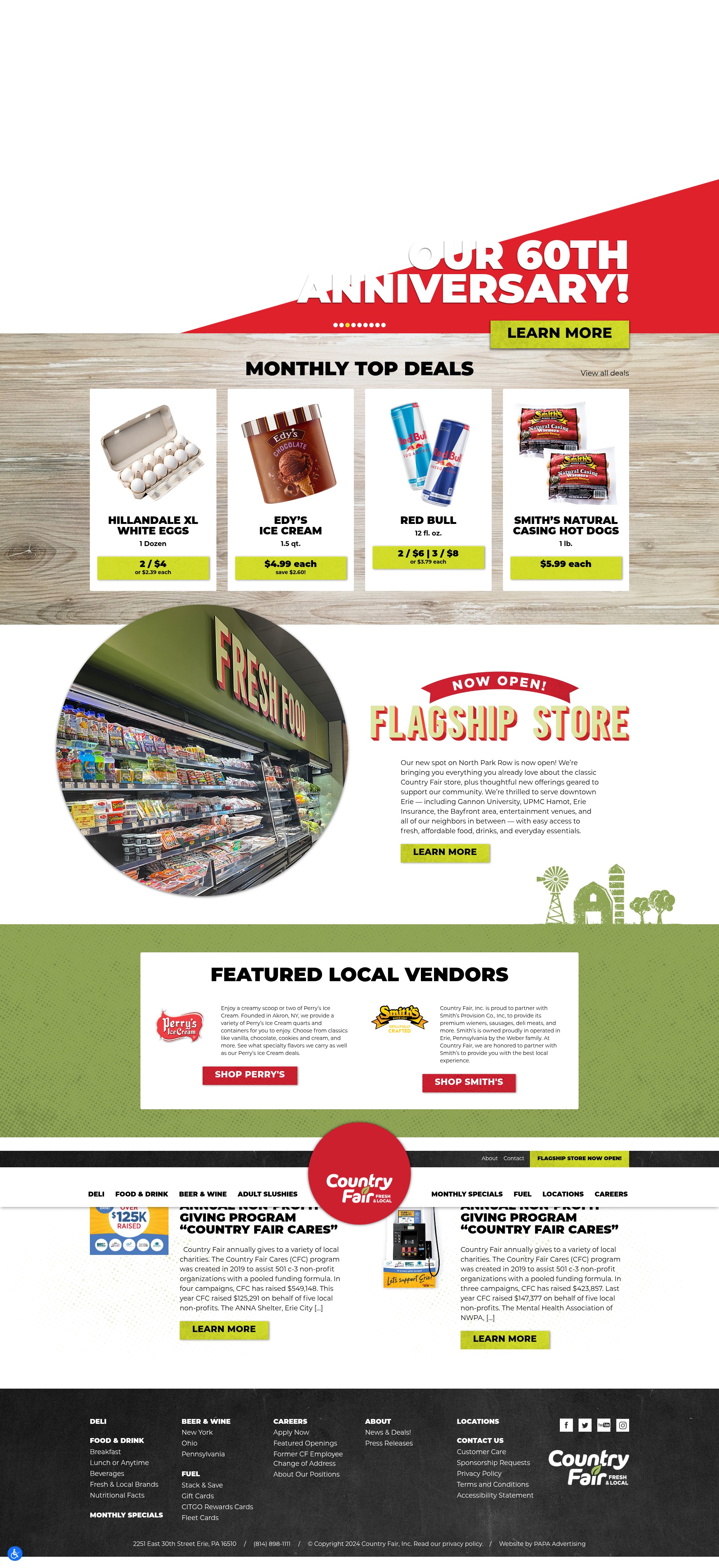 Screenshot of countryfairstores.com