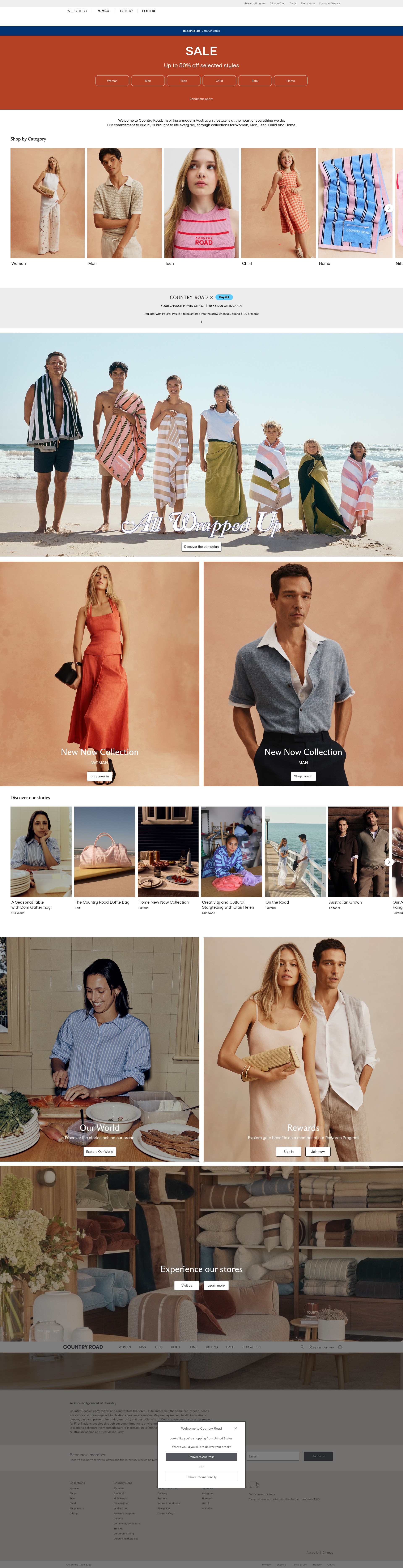 Screenshot of countryroad.com.au