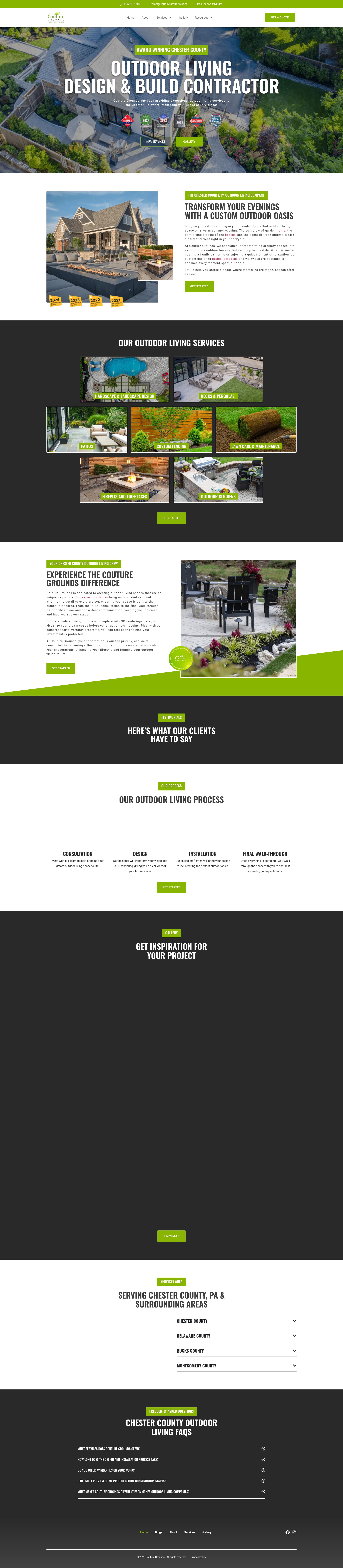Screenshot of couturegrounds.com