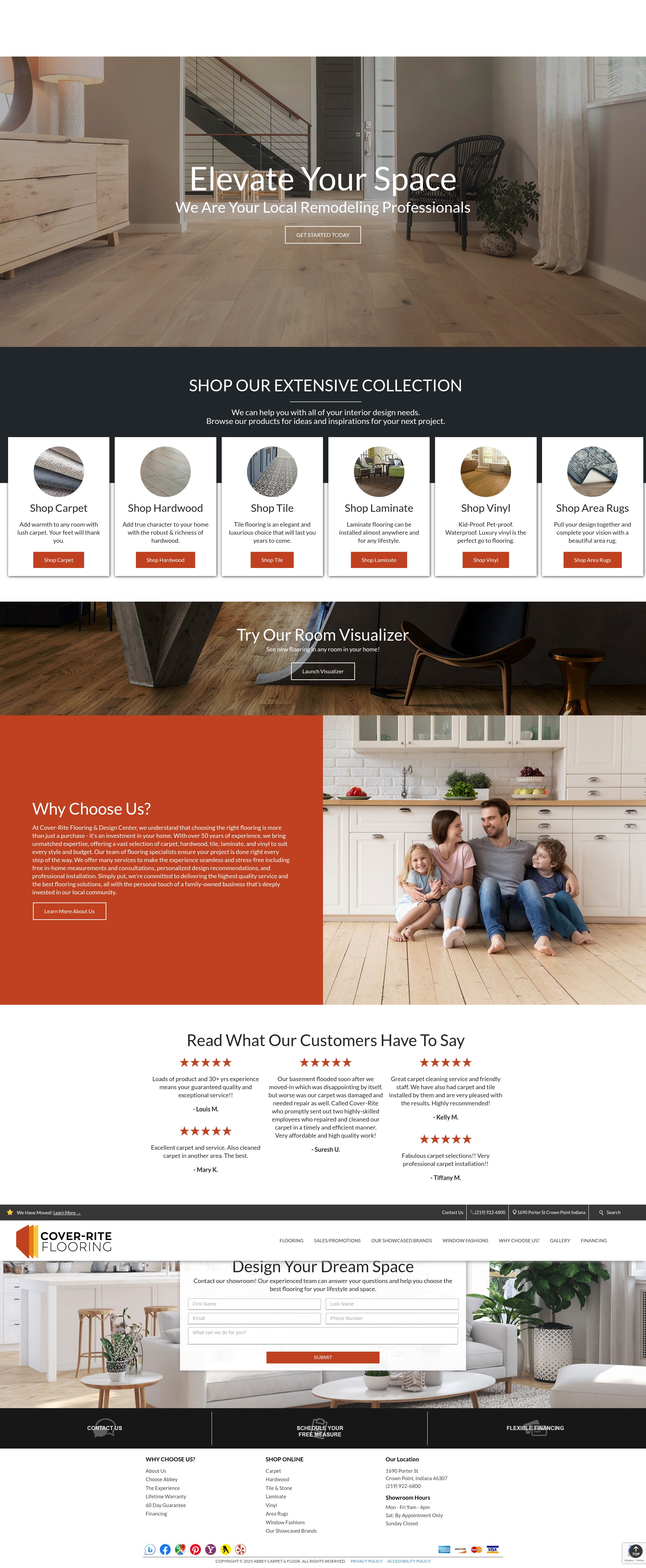 Screenshot of cover-rite.com