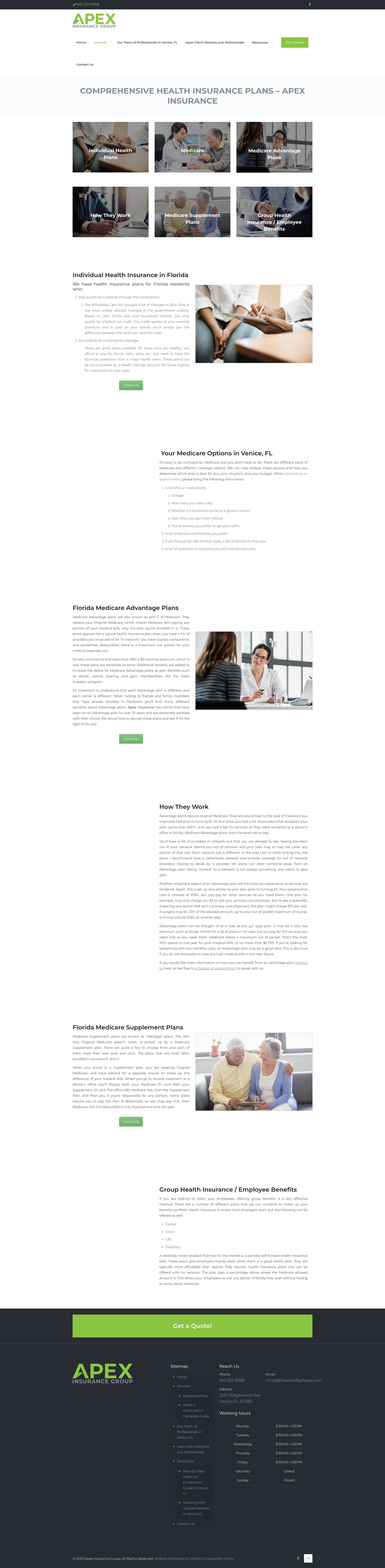 Screenshot of coveredbyapex.com