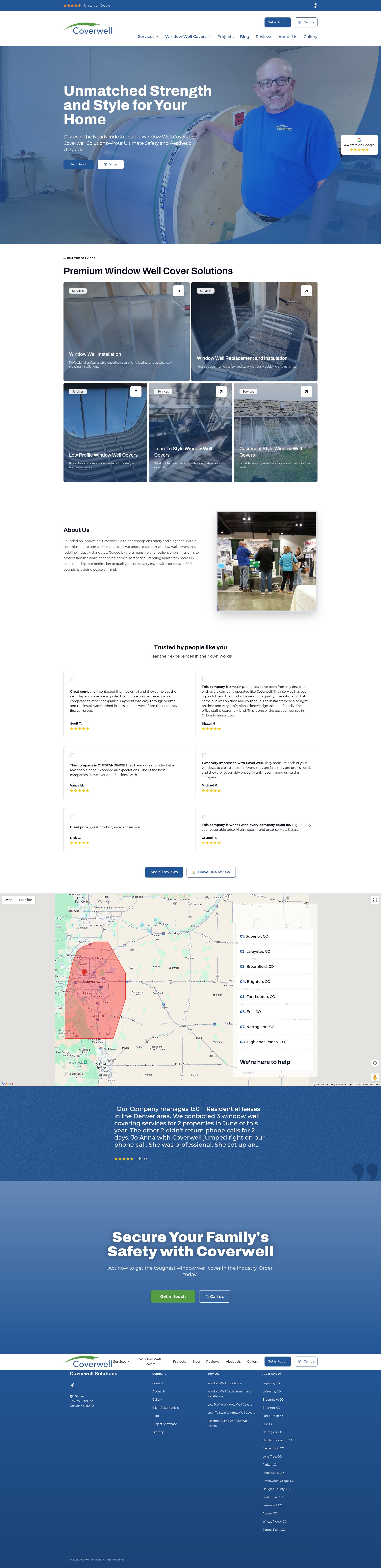 Screenshot of coverwell.com