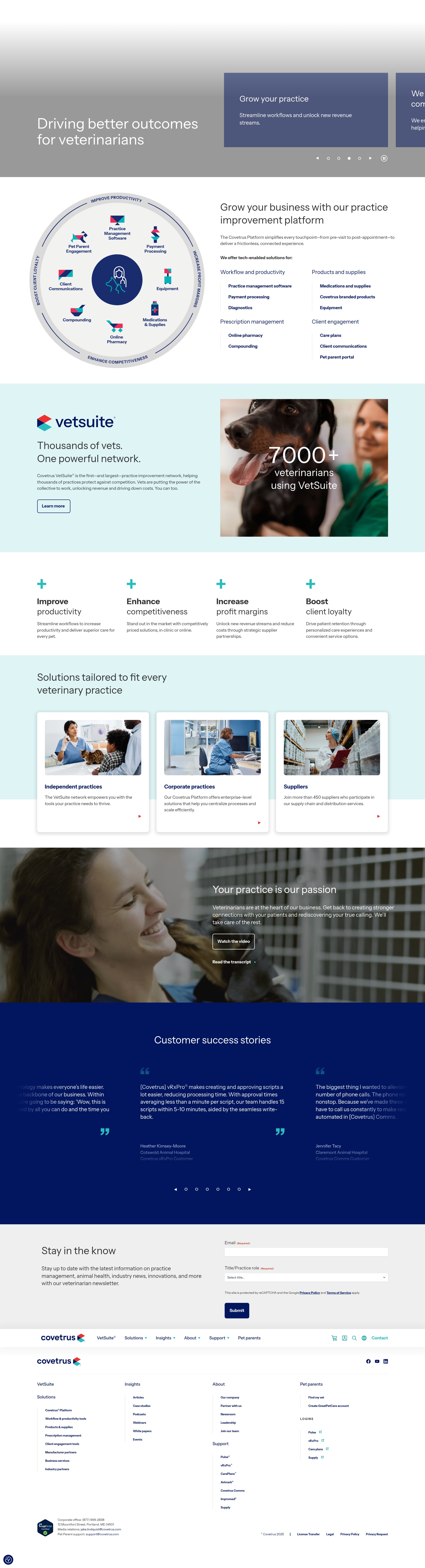 Screenshot of covetrus.com