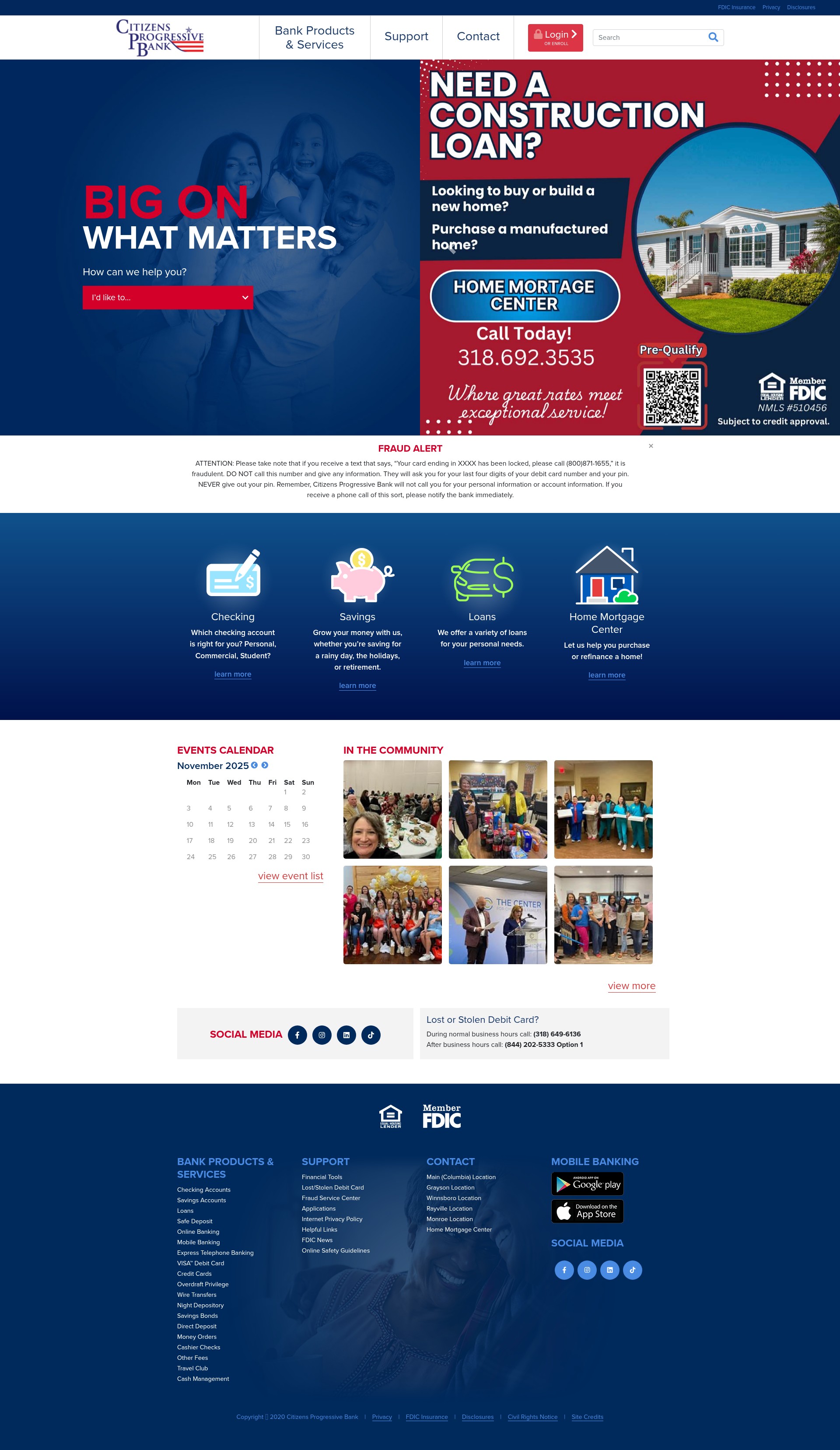 Screenshot of cpbonline.com