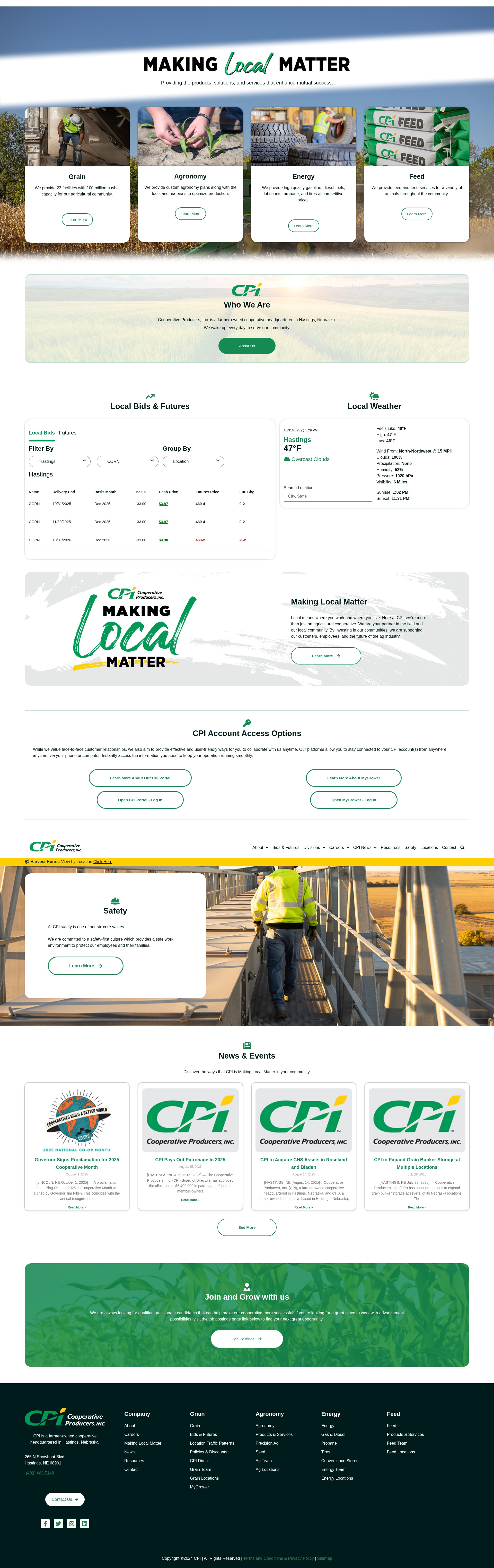 Screenshot of cpicoop.com