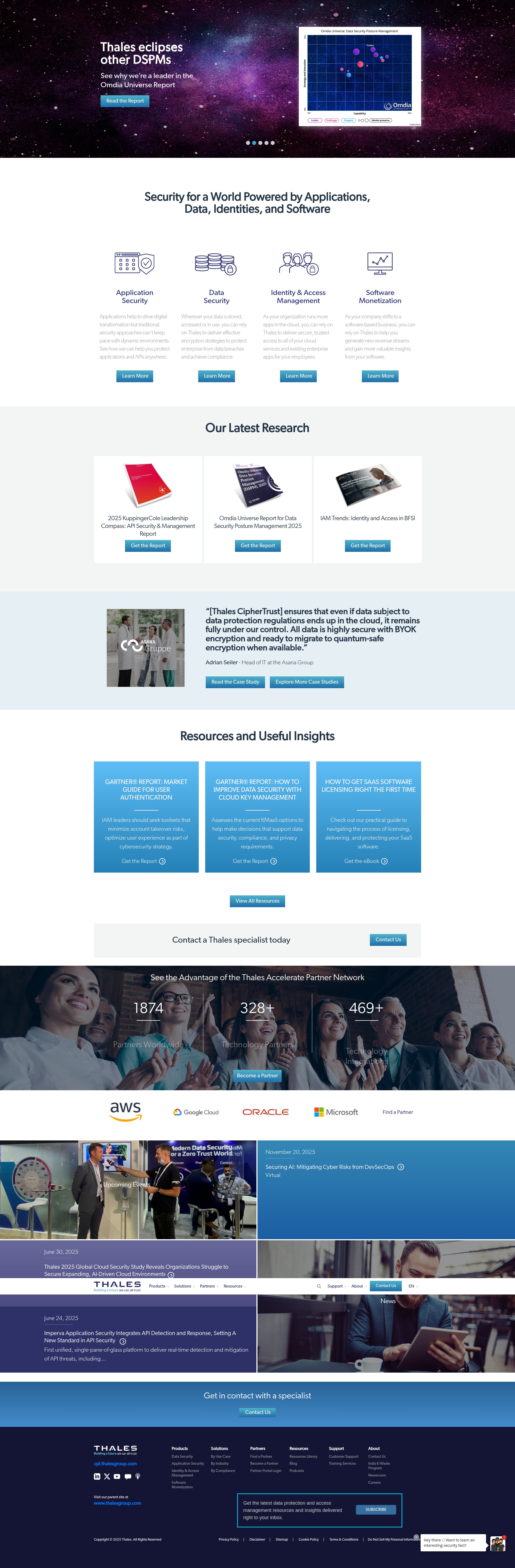 Screenshot of cpl.thalesgroup.com