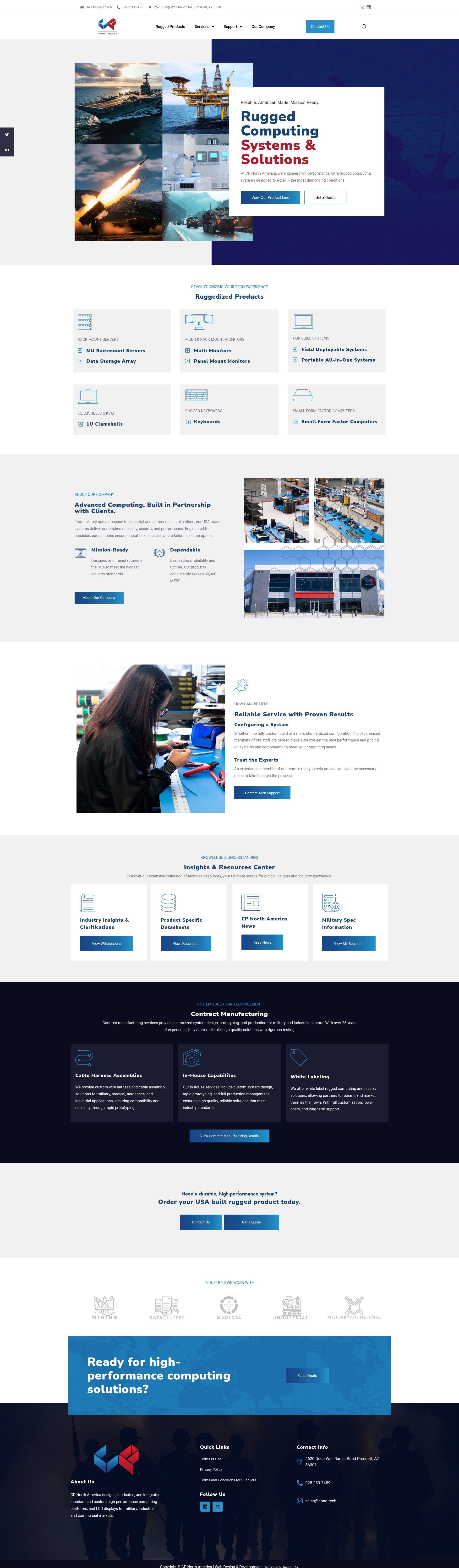 Screenshot of cpnorthamerica.com