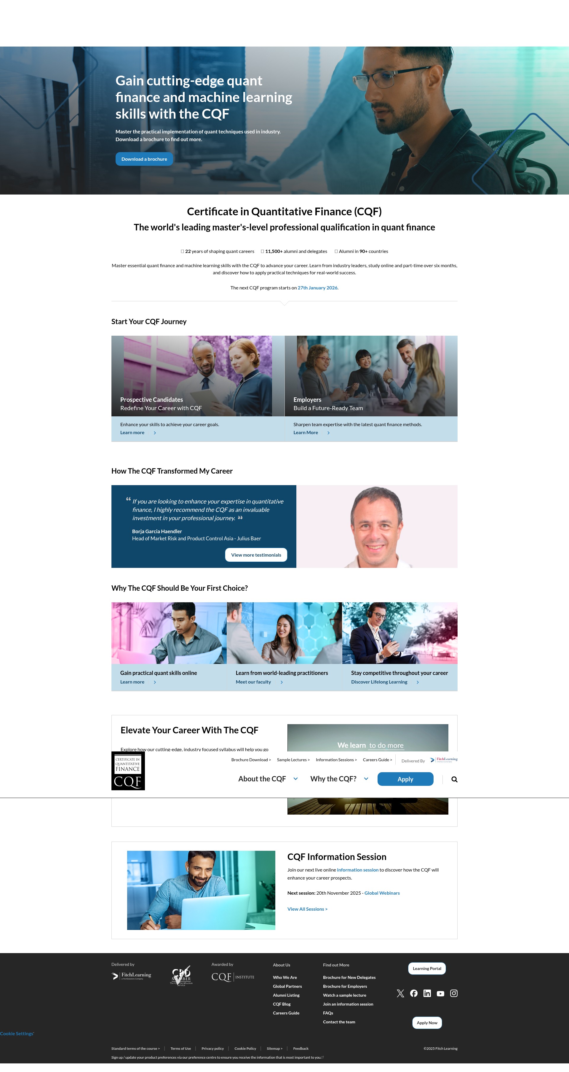 Screenshot of cqf.com